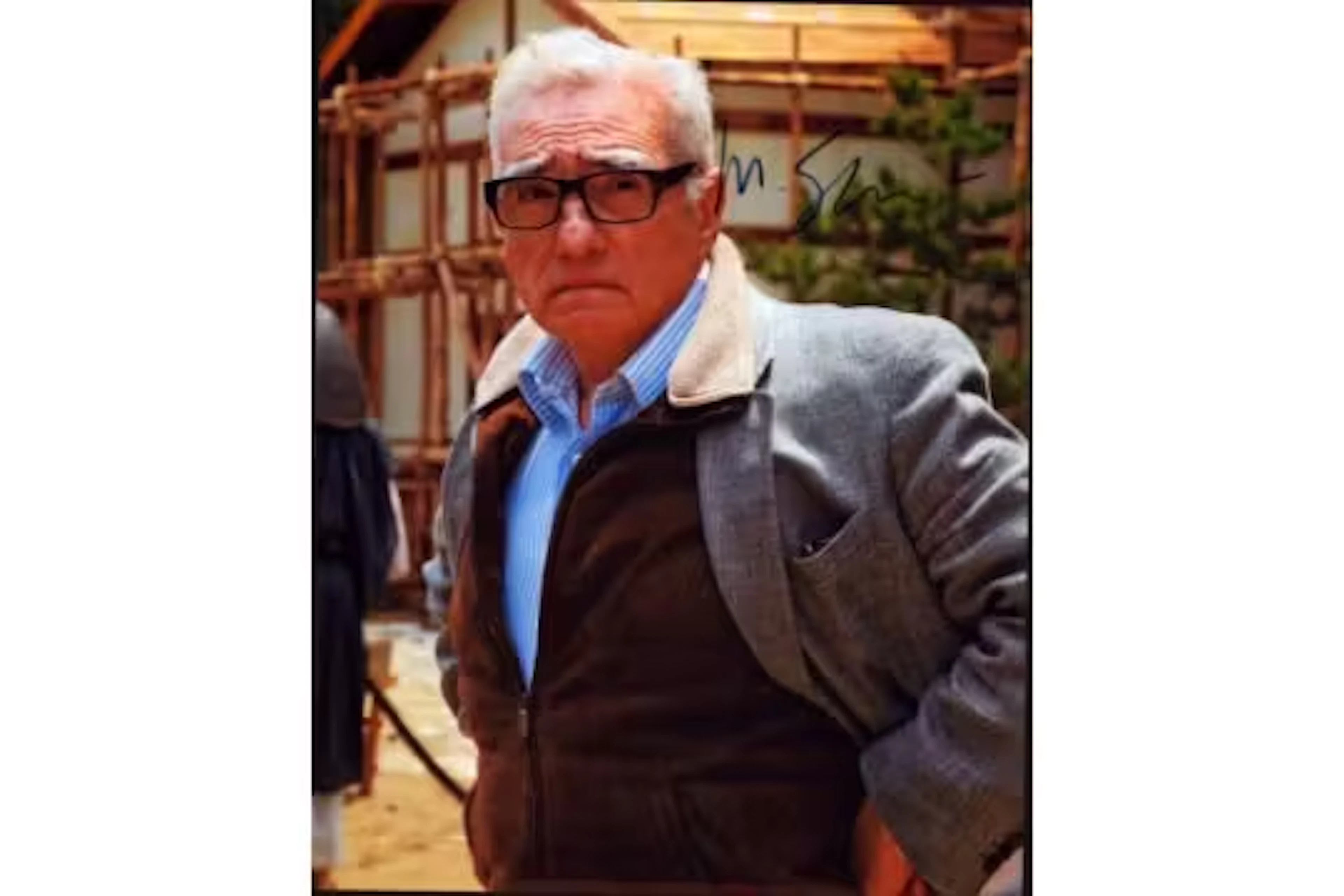 Martin Scorsese signed 10x8inch colour photo. Good condition. All