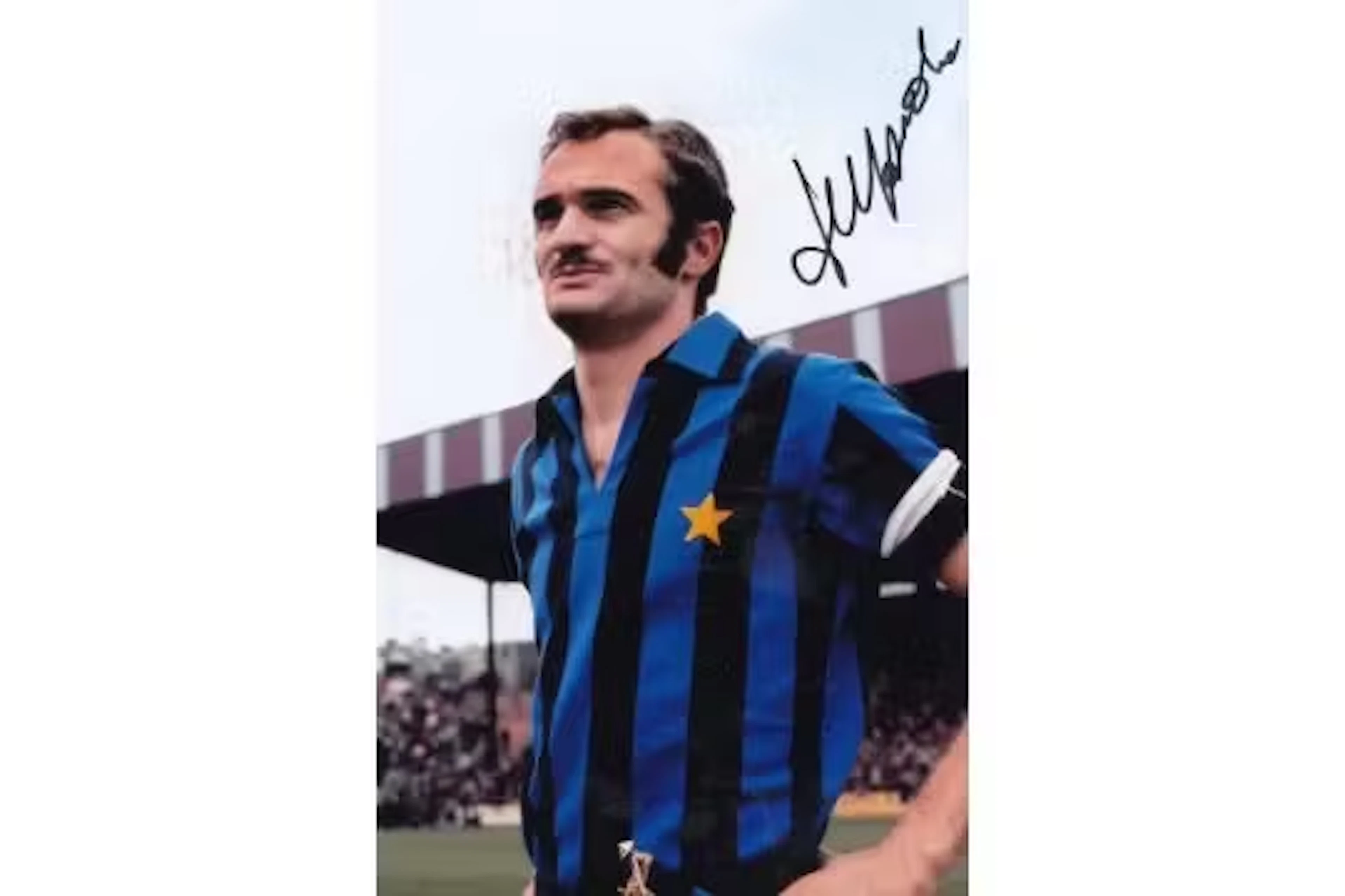 Autographed SANDRO MAZZOLA 6 x 4 Photo : Col, depicting a wonderful