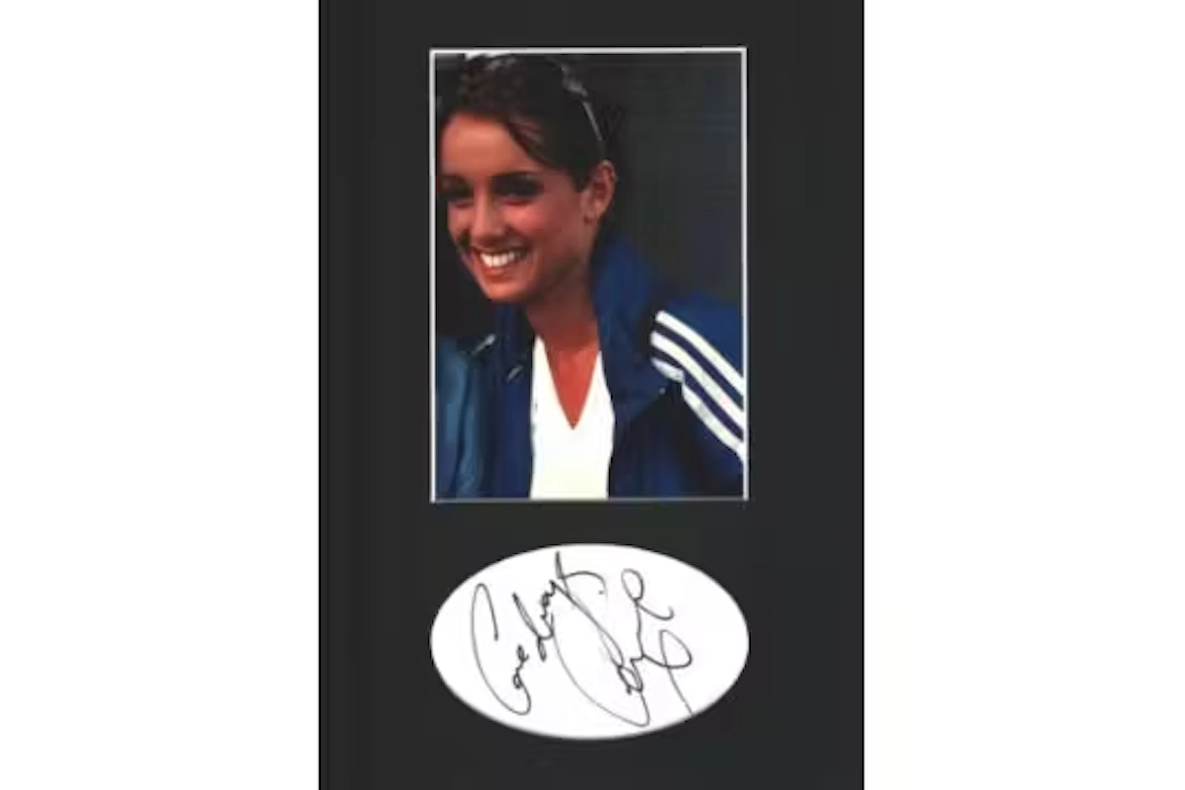Louise Redknapp 12x10inch overall mounted signature piece includes