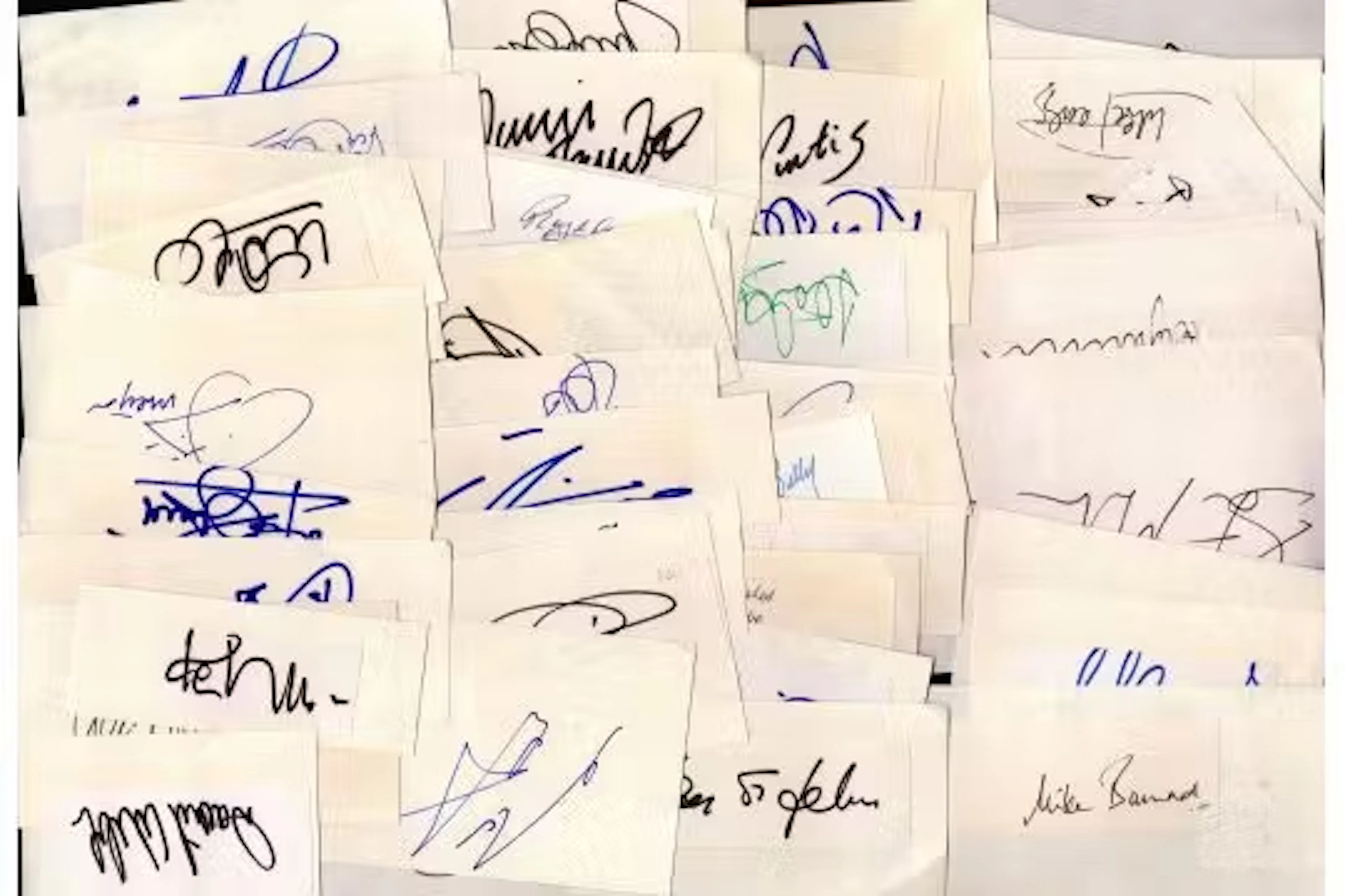 Sport Collection Approx 50 signed cards of legendary names including