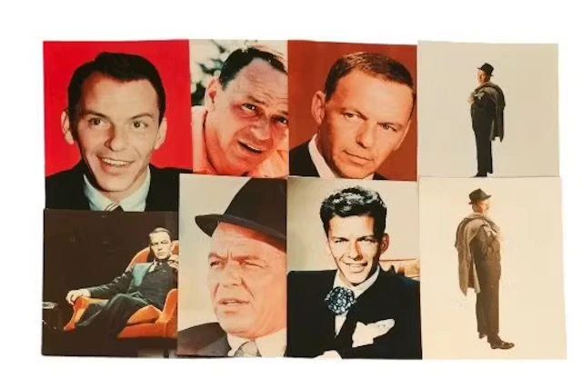Collection of 10x8 Inch Approx. Frank Sinatra colour photos. Unsigned.