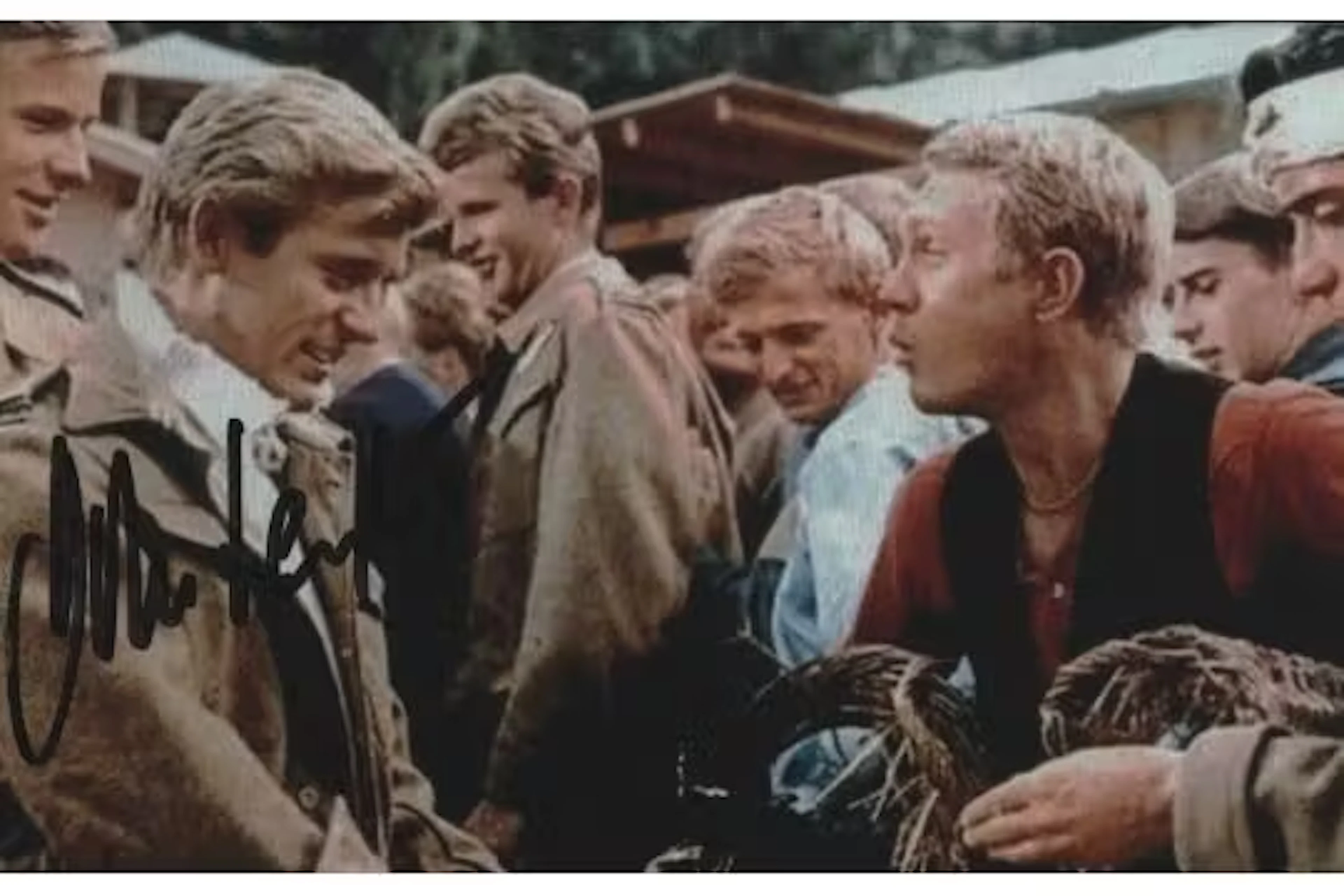 John Leyton signed 6x4 inch colour photo. 'The Great Escape'. (Is