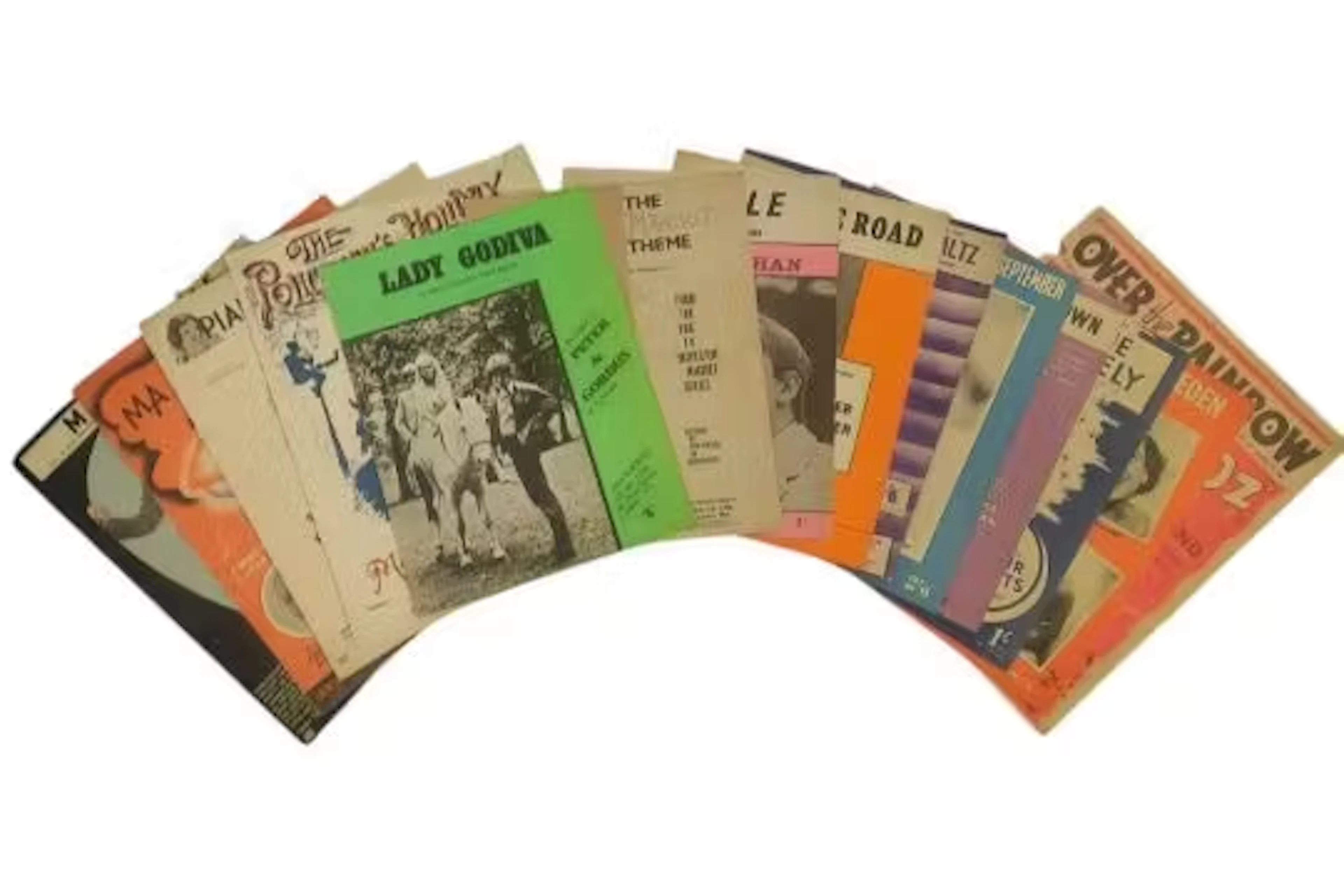 Vintage sheet music collection, Over The Rainbow The Wizard of OZ