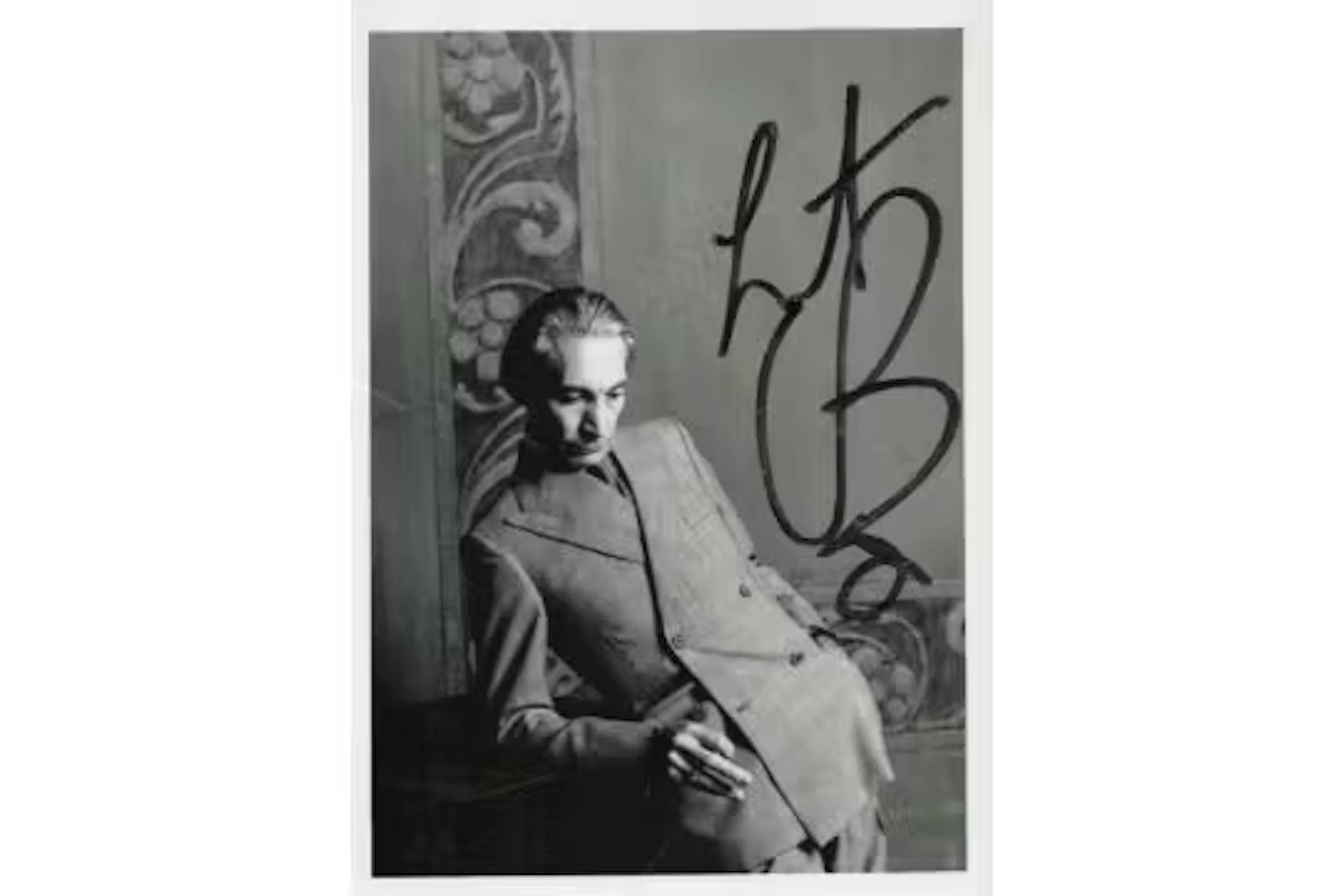 Charlie Watts signed 7x5inch black and white photo. Good condition.