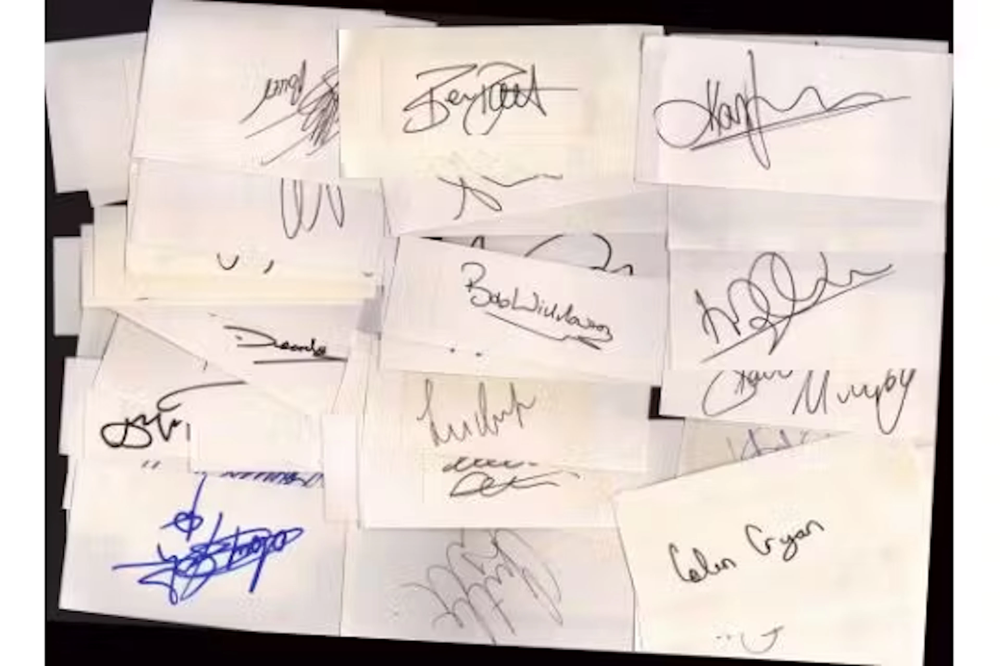 Sport Collection Approx 50 signed cards of legendary names including