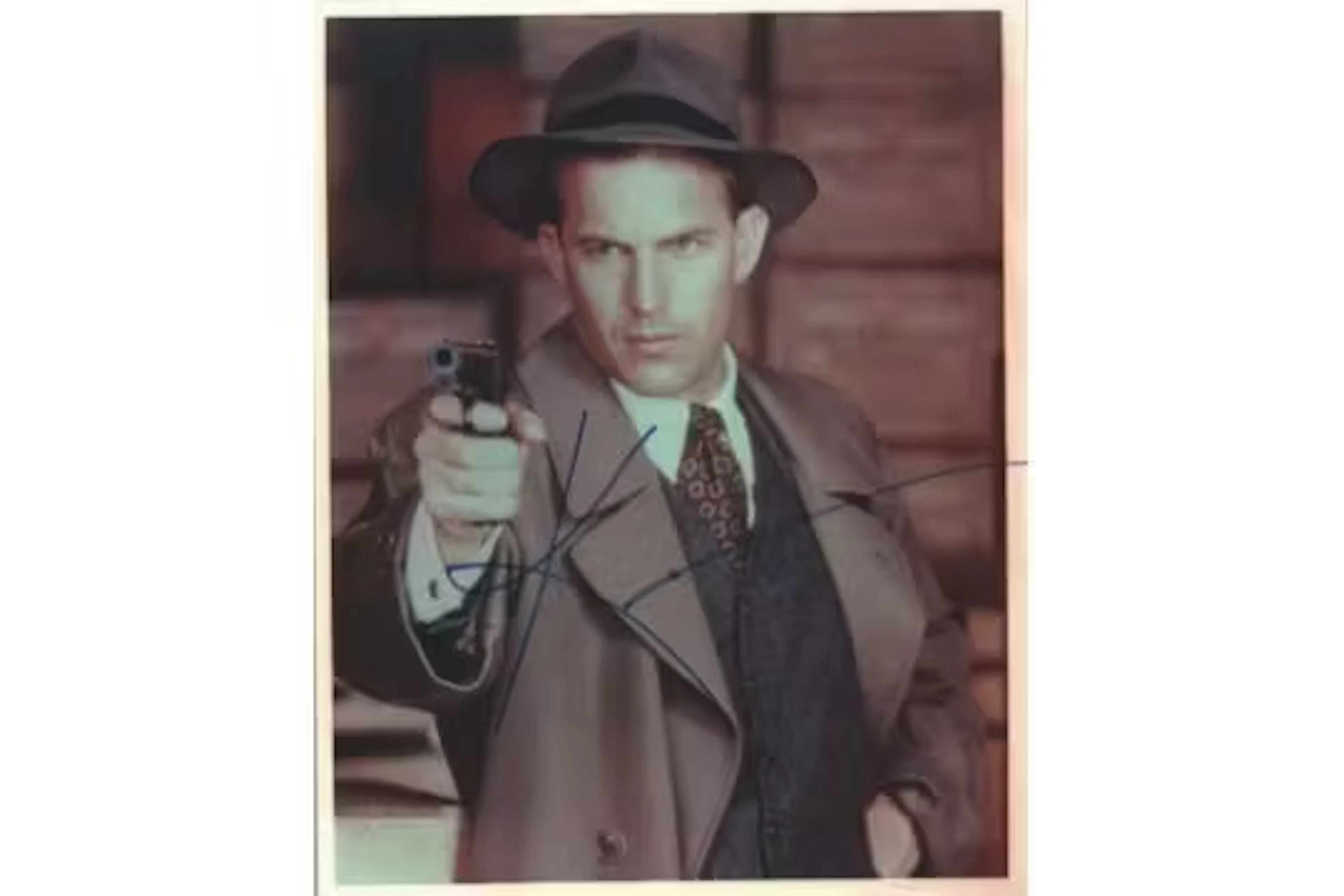 Kevin Costner signed 10x8inch Untouchables colour photo. Good condition.