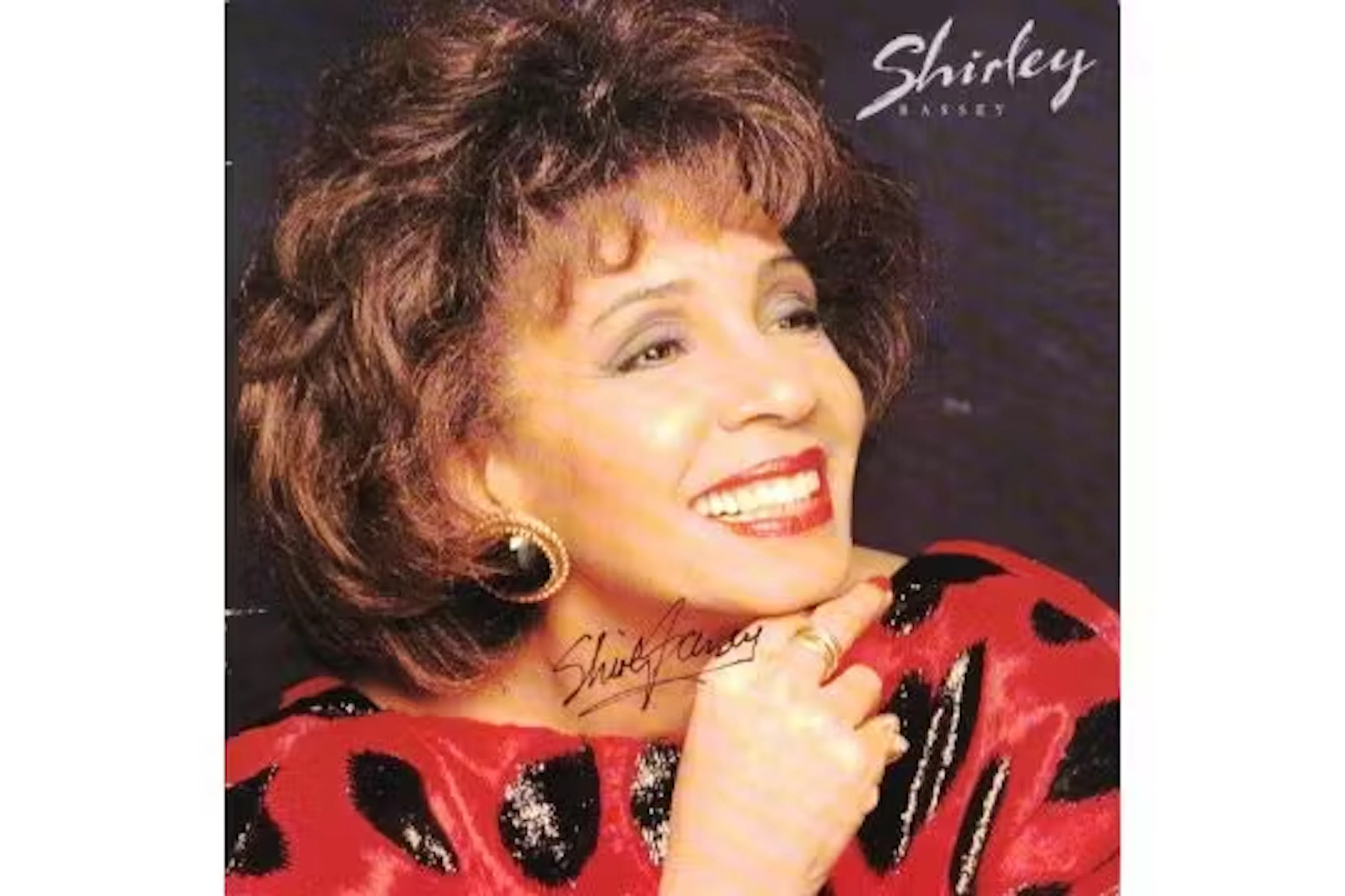 Shirley Bassey signed vinyl record sleeve. Good condition. All autographs