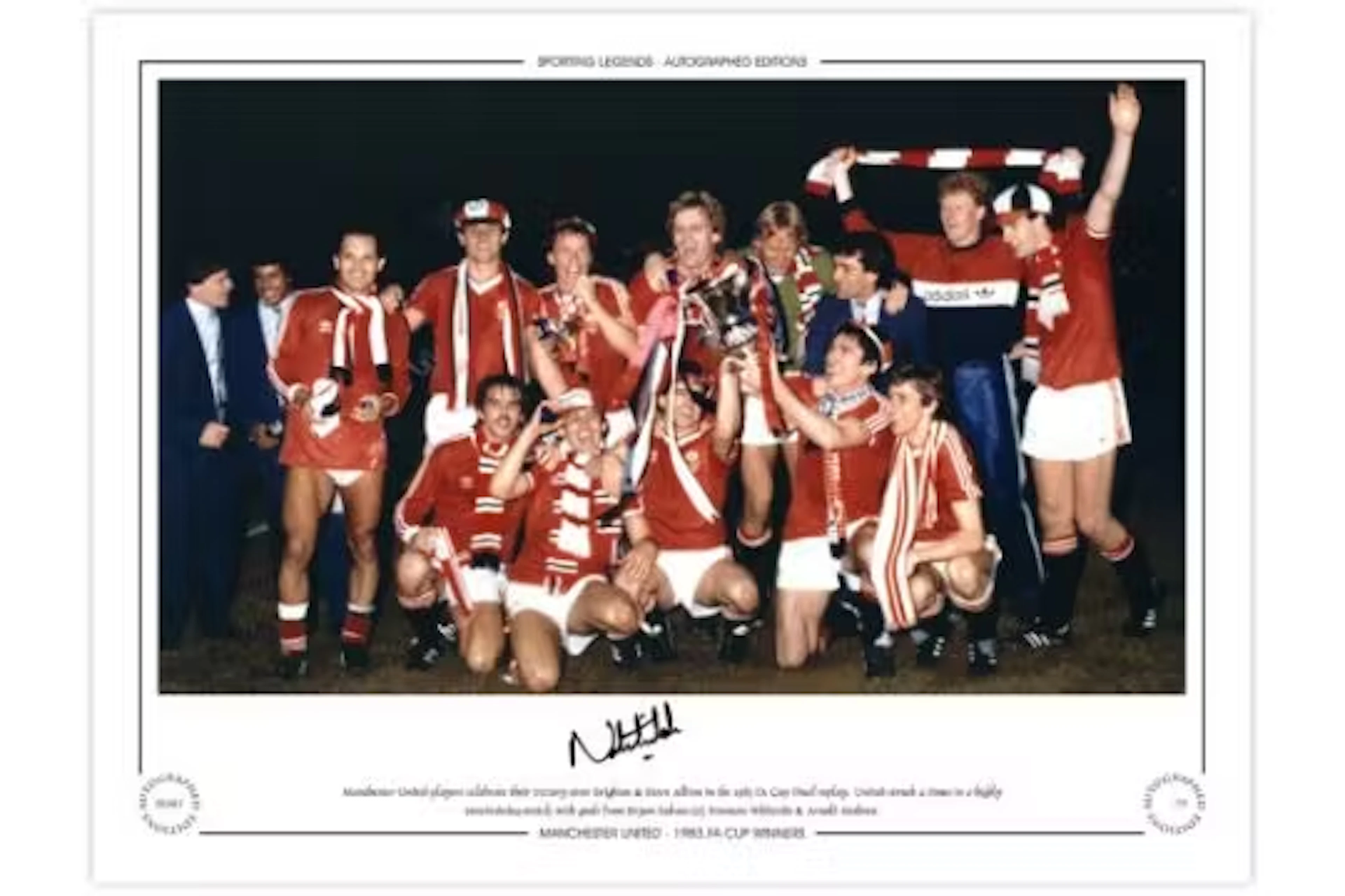 Autographed NORMAN WHITESIDE 1983 Limited-Edition : A superbly produced