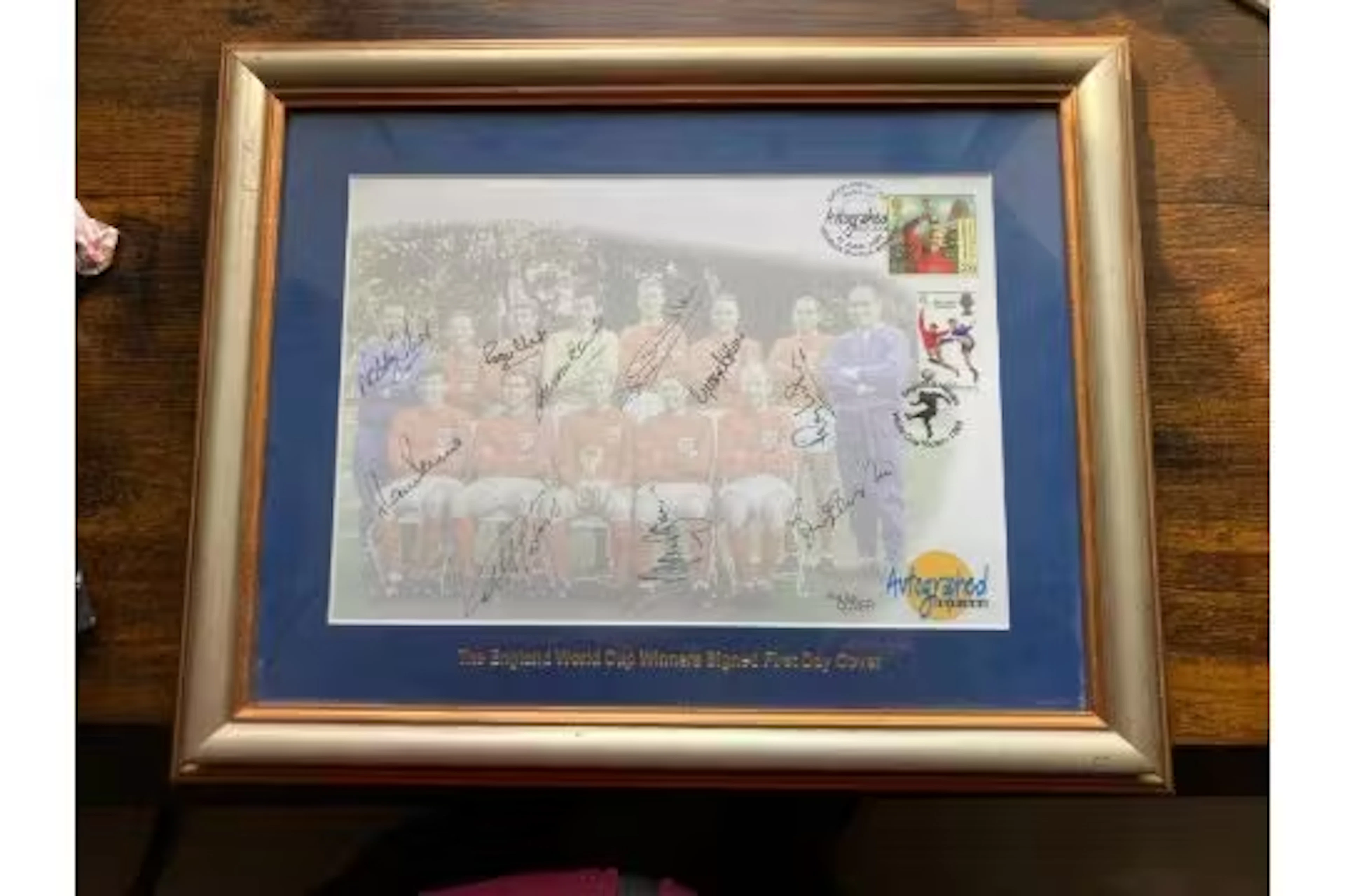 Ten 1966 England World Cup Win Football Team signed rare Autographed