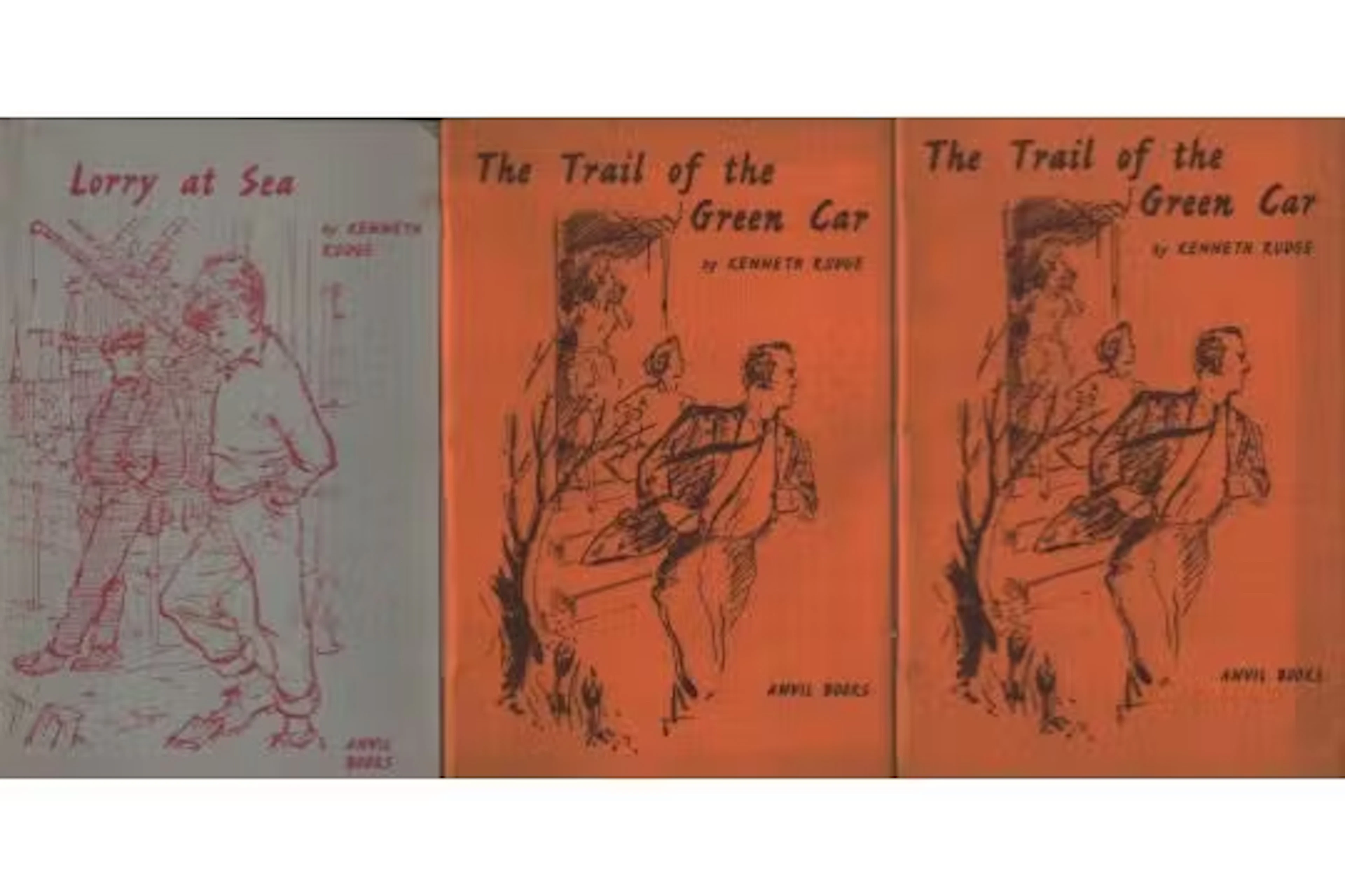 3 x Stiff Card Booklets (Offered as one lot), (a) Lorry at Sea, by