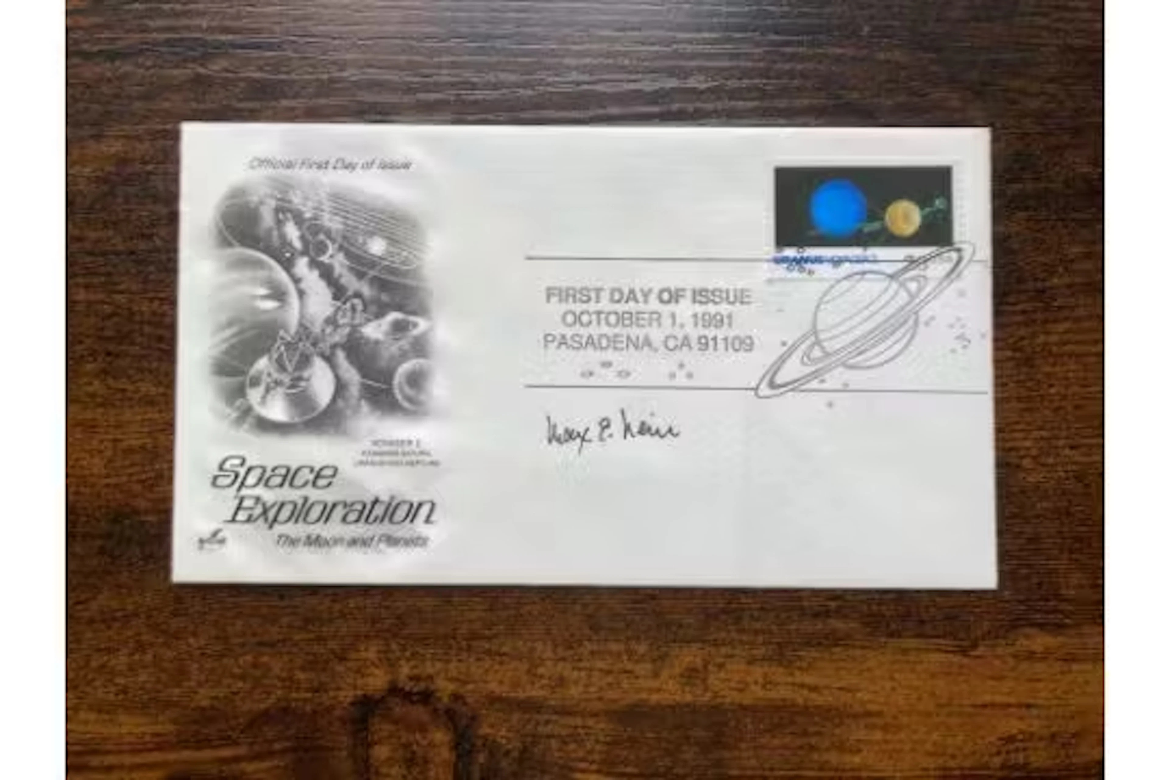 WW2 Rocket Scientist Max Nein signed 1991 US Space FDC. Nein describes