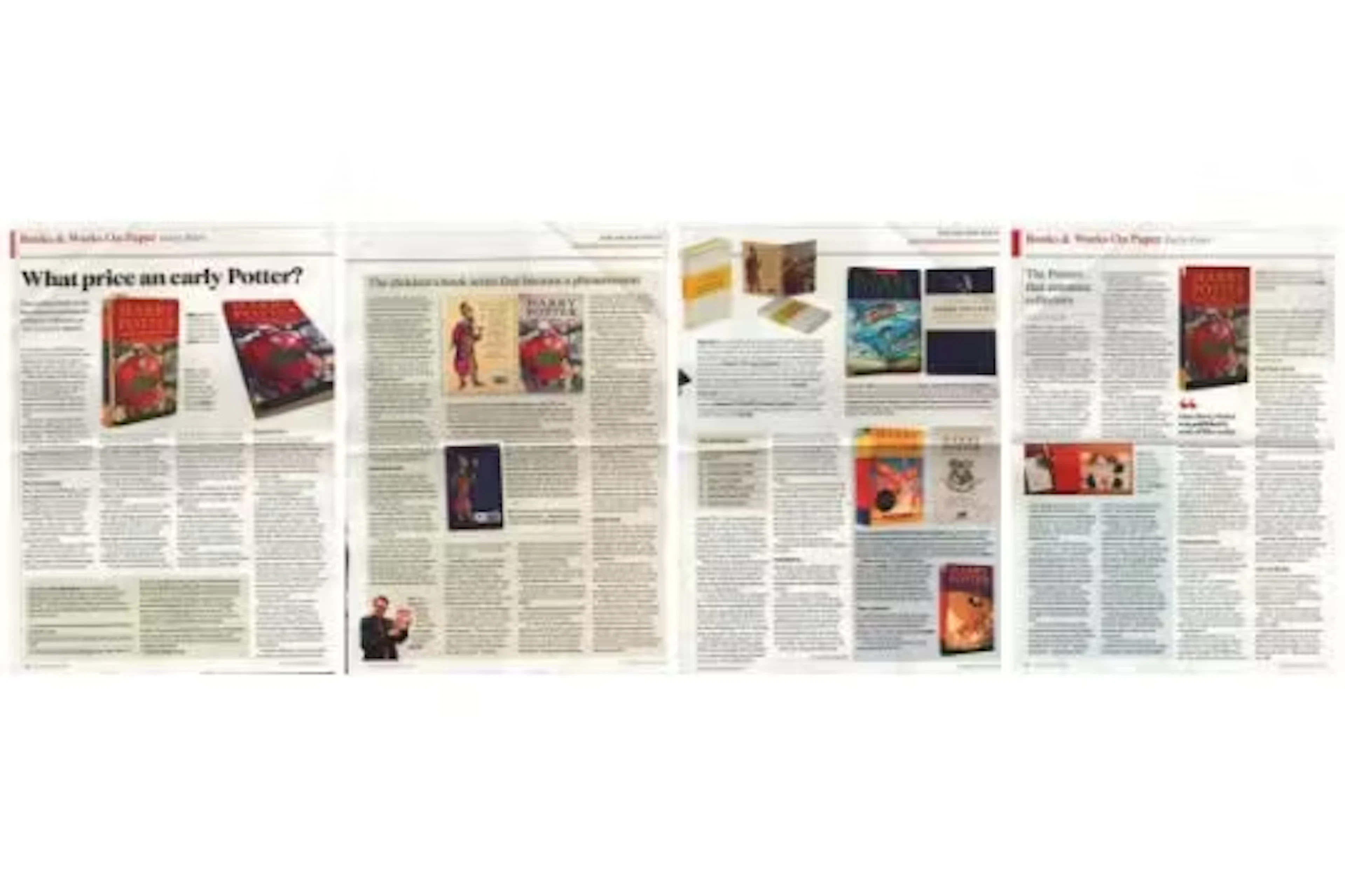 What Price on Early Potter?, a four-page article with four columns