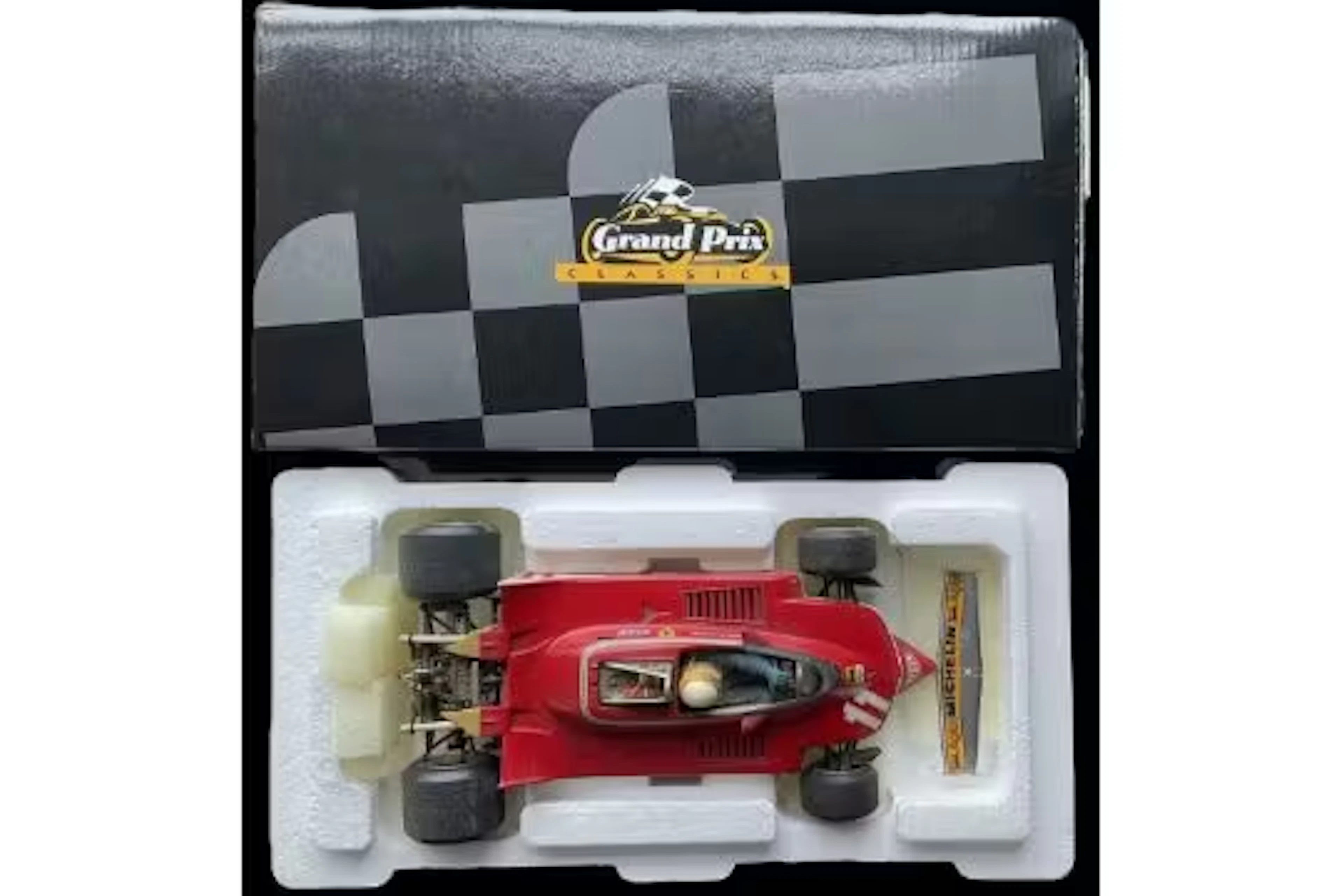 Jody Scheckter signed Grand Prix Classics (© 1998 EXOTO) 'Ferrari