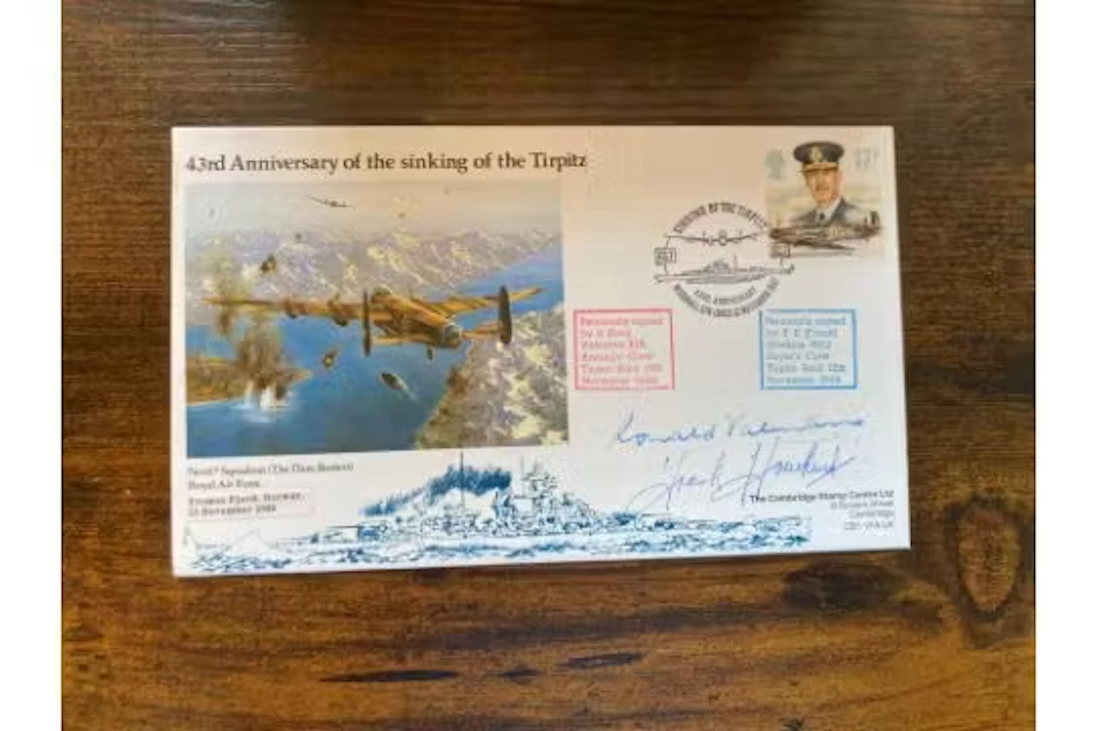 WW2 Tirpitz Raiders Ron Valentine Anning's crew, Frank Howkins W/O