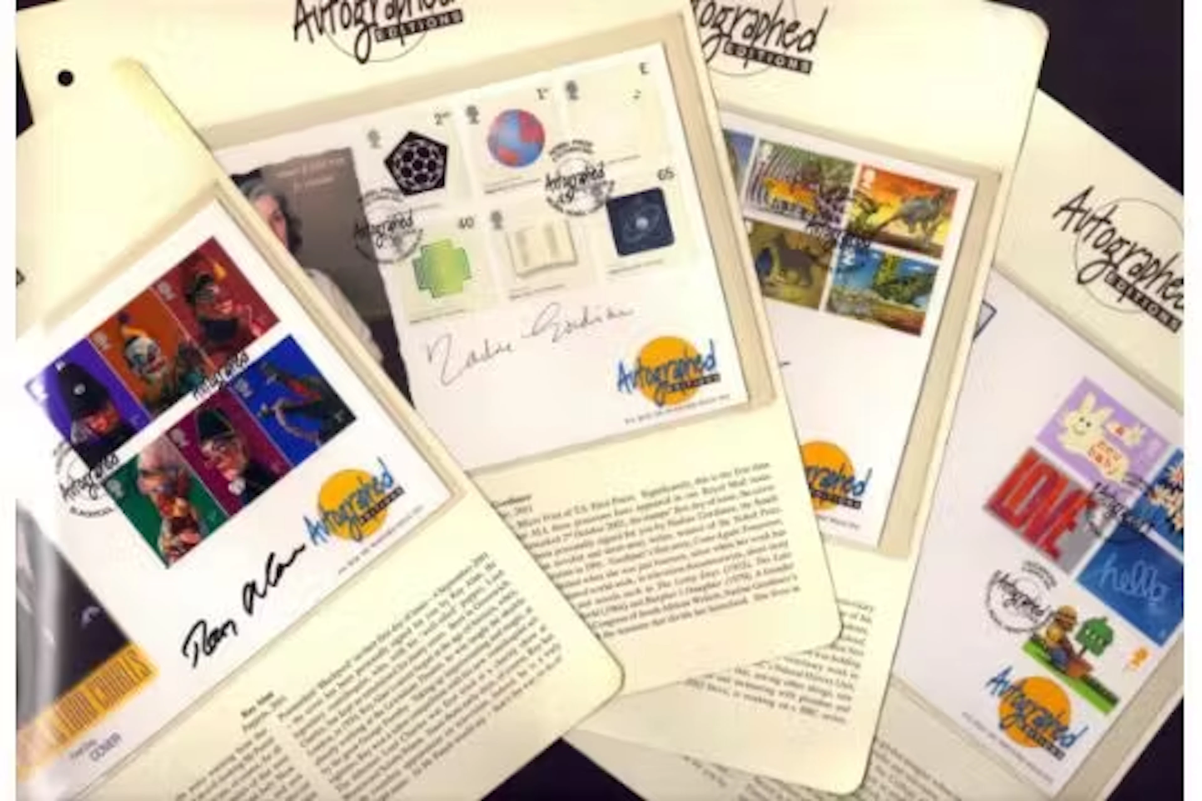 FDC Collection including, Ray Alan signed Autographed Editions Puppets
