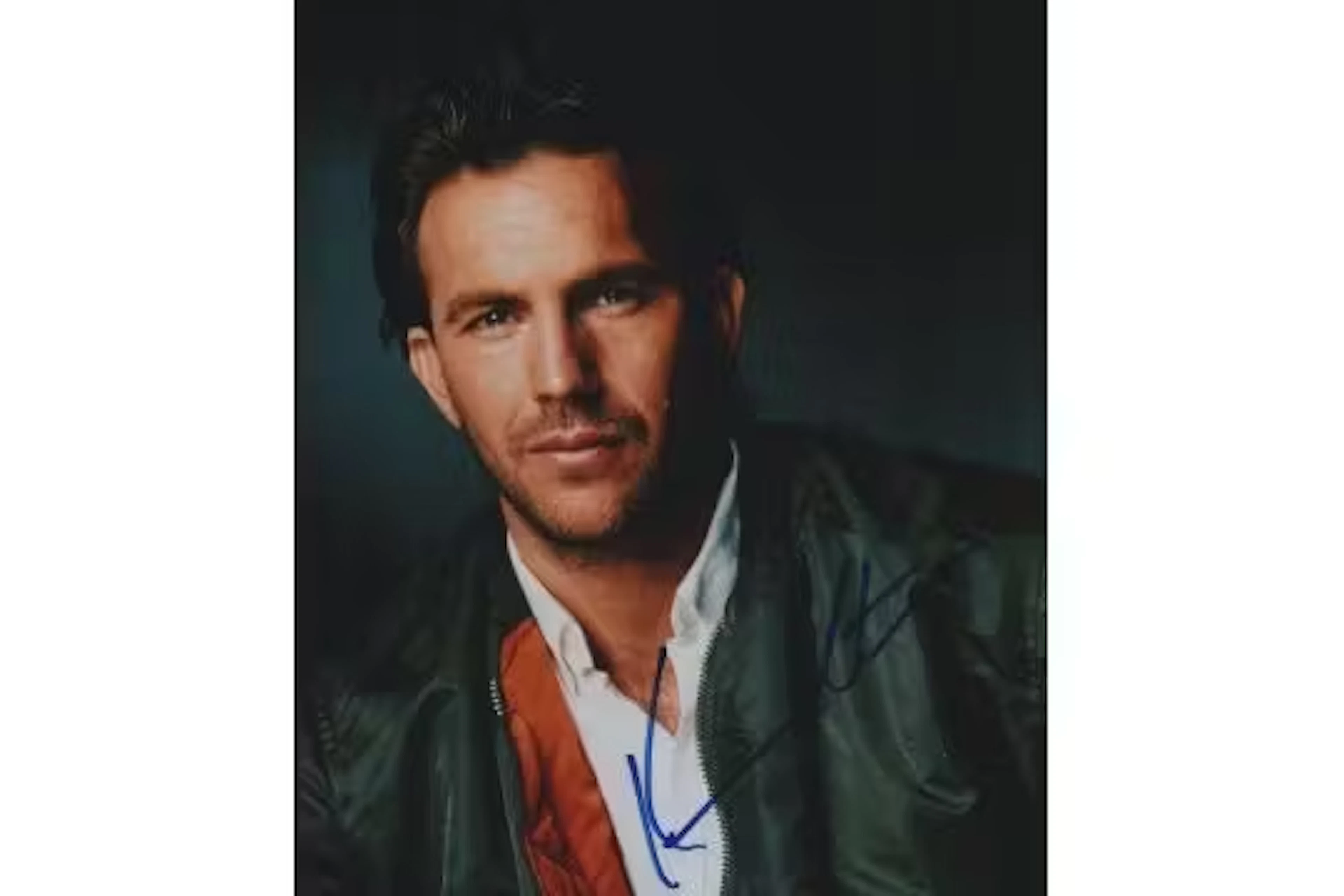 Kevin Costner signed 10x8inch colour photo. Good condition. All autographs