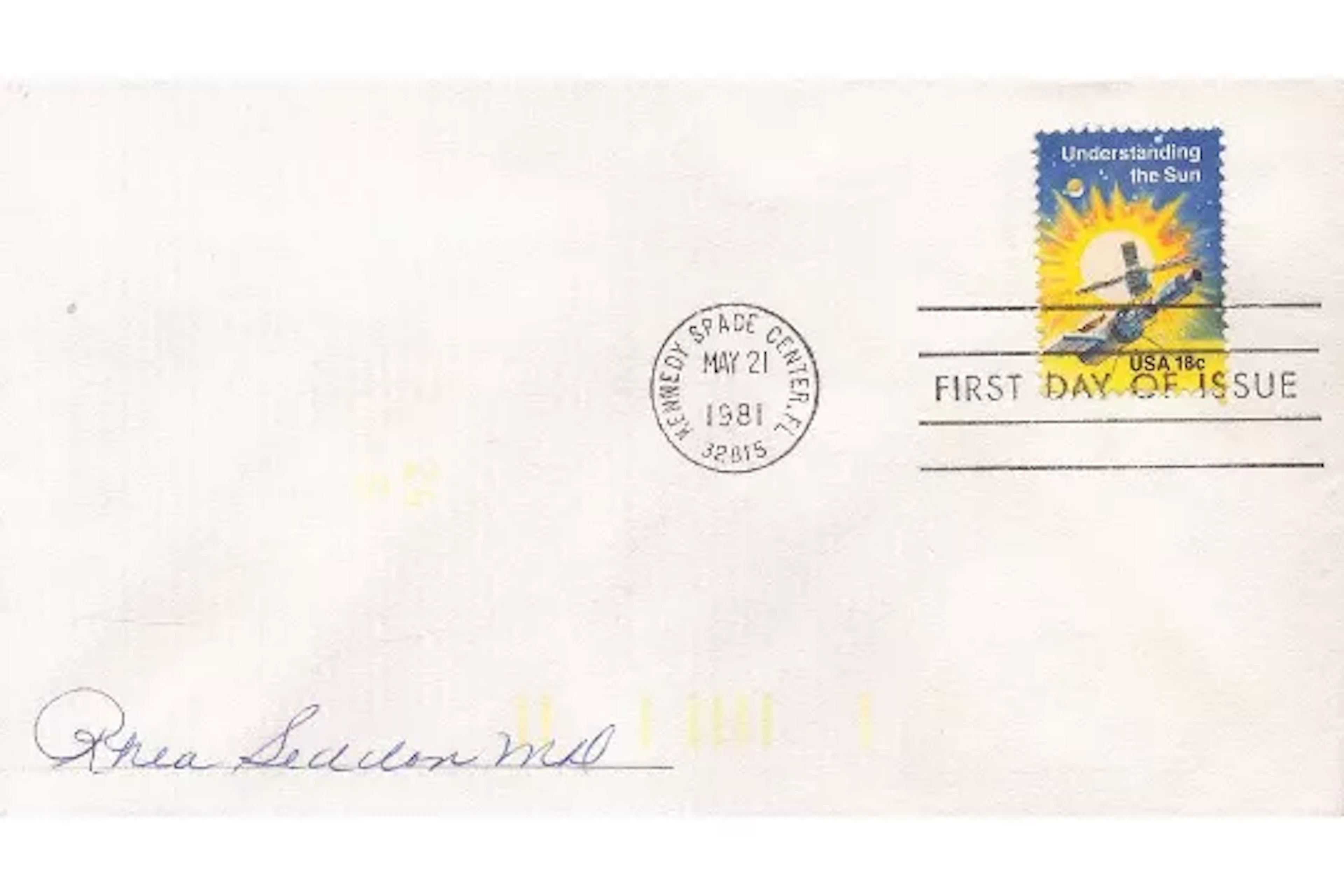Astronaut Rhea Seddon STS-51-D, 40, 58 signed commemorative NASA cover.