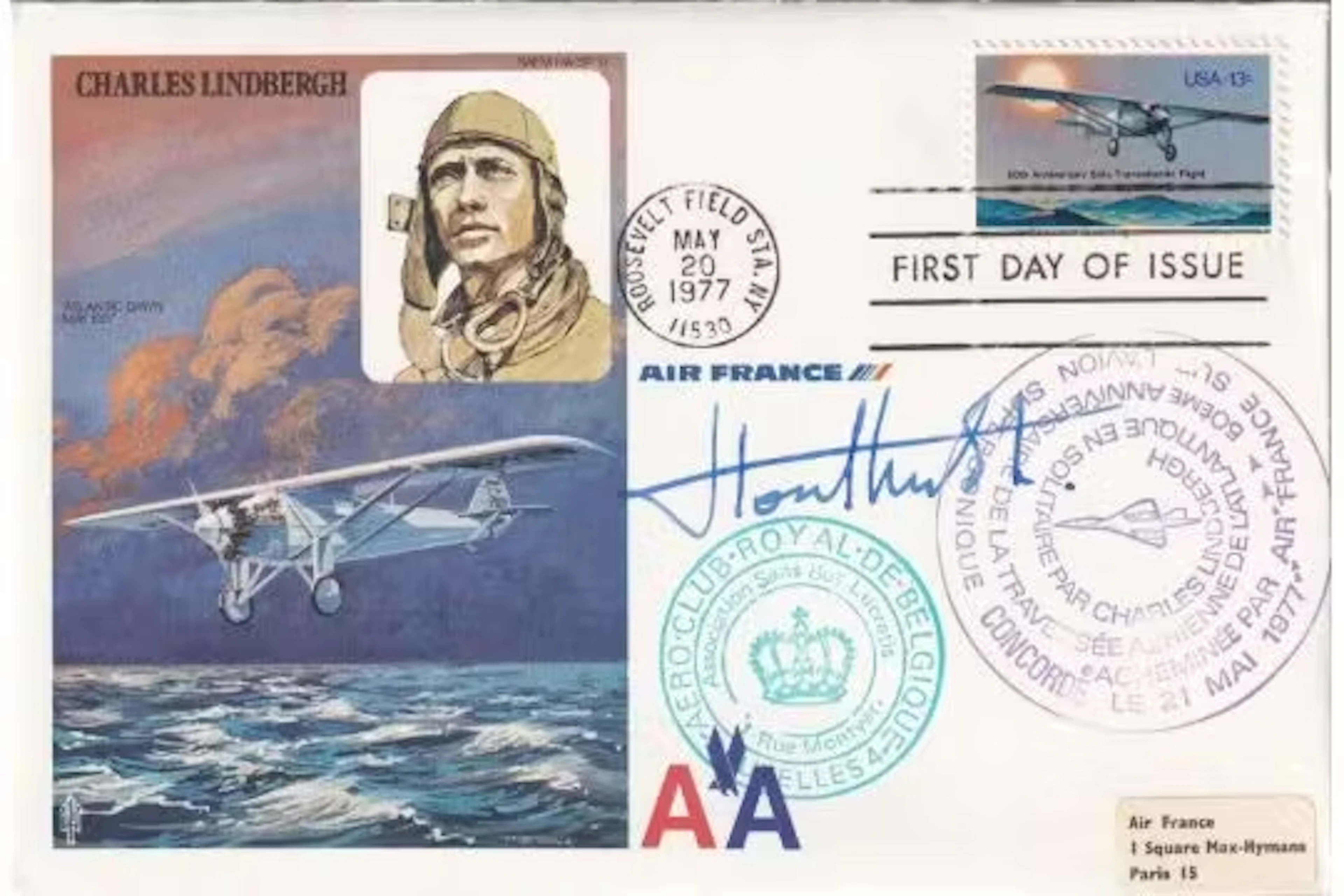 Top Great War ace Baron Willy Coppens De Houthulst 37 victories signed