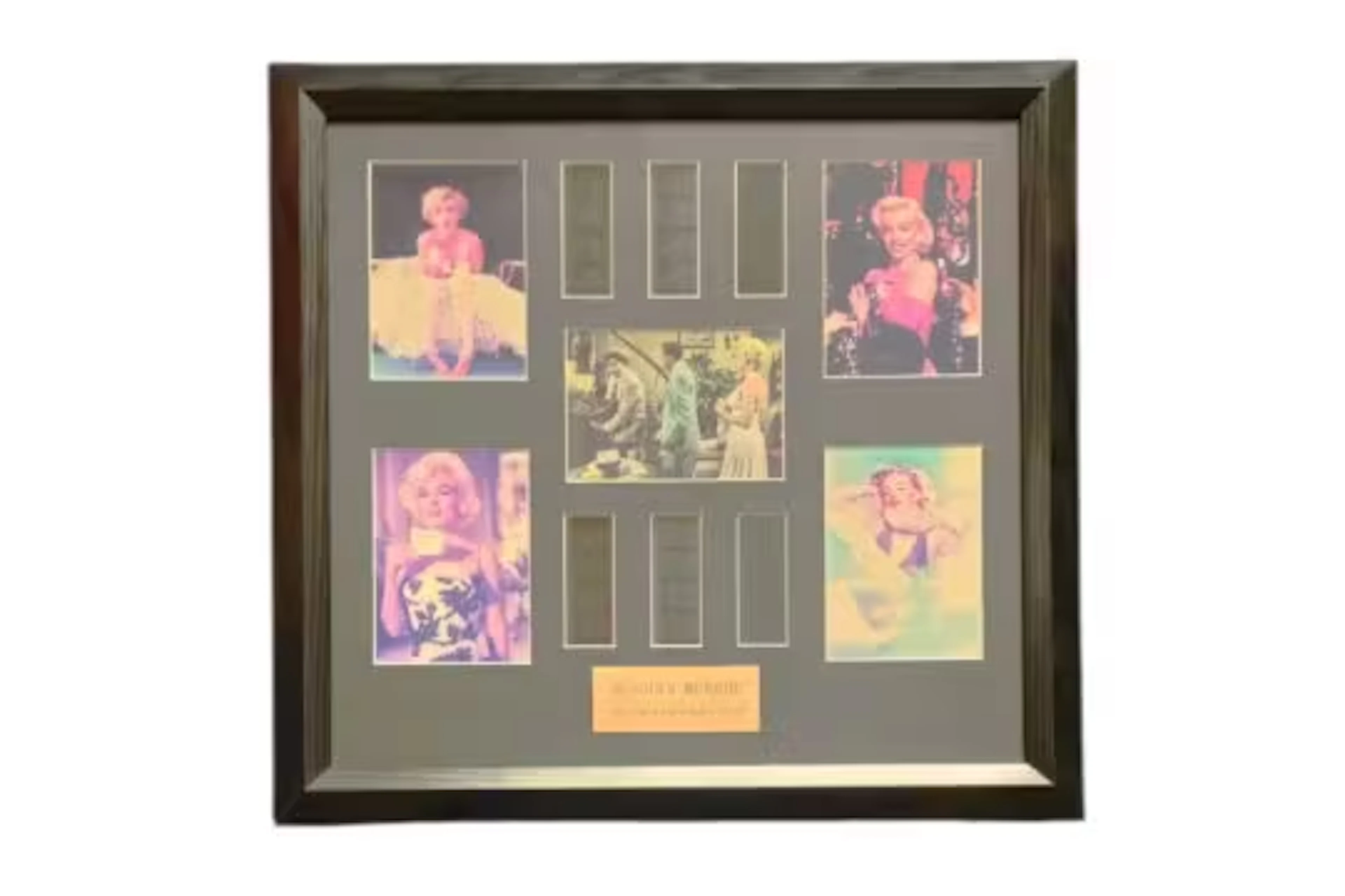 Marilyn Monroe Original Film Cell Limited Edition no.161:500. Mounted