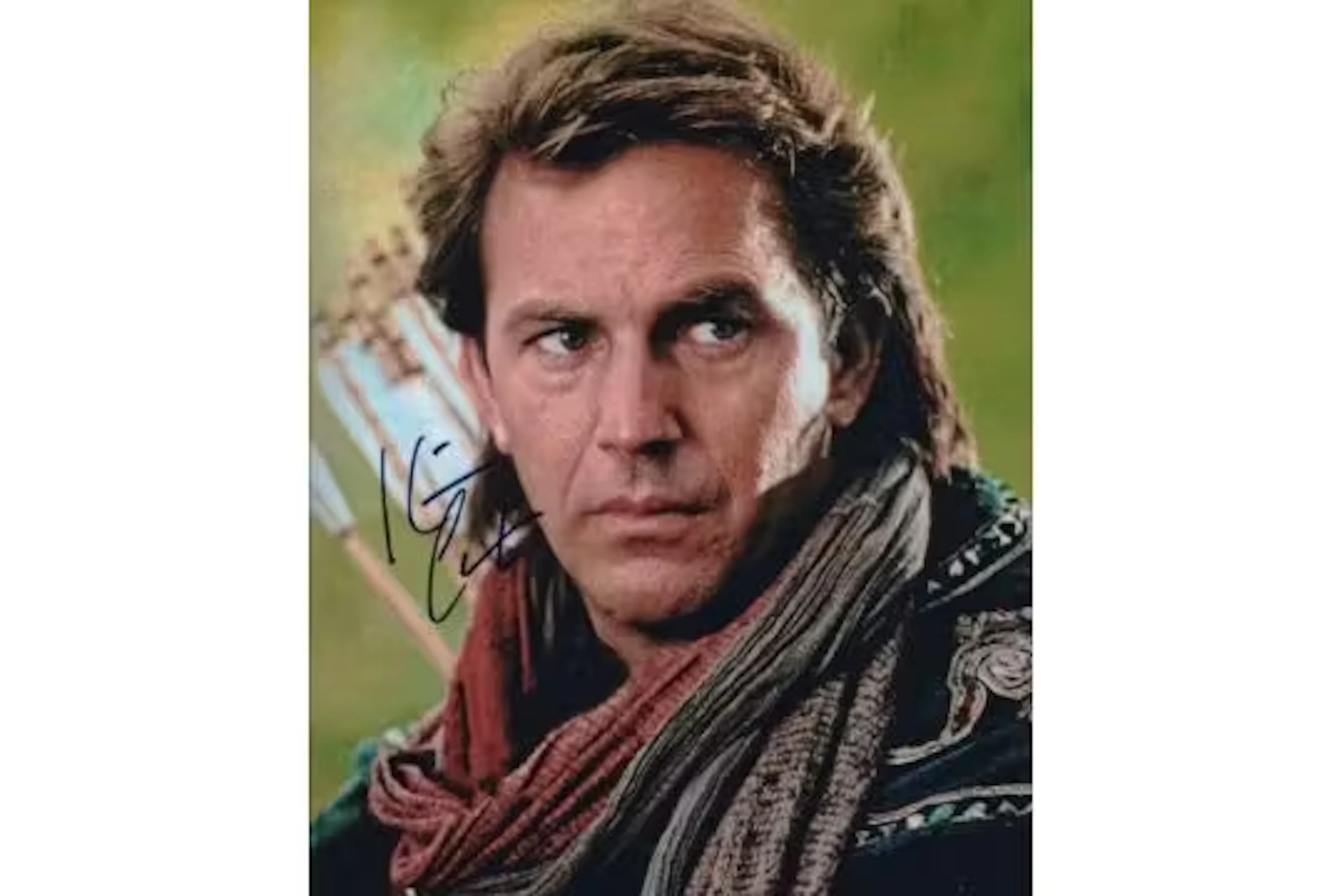 Kevin Costner signed 10x8inch colour photo. Good condition. All autographs