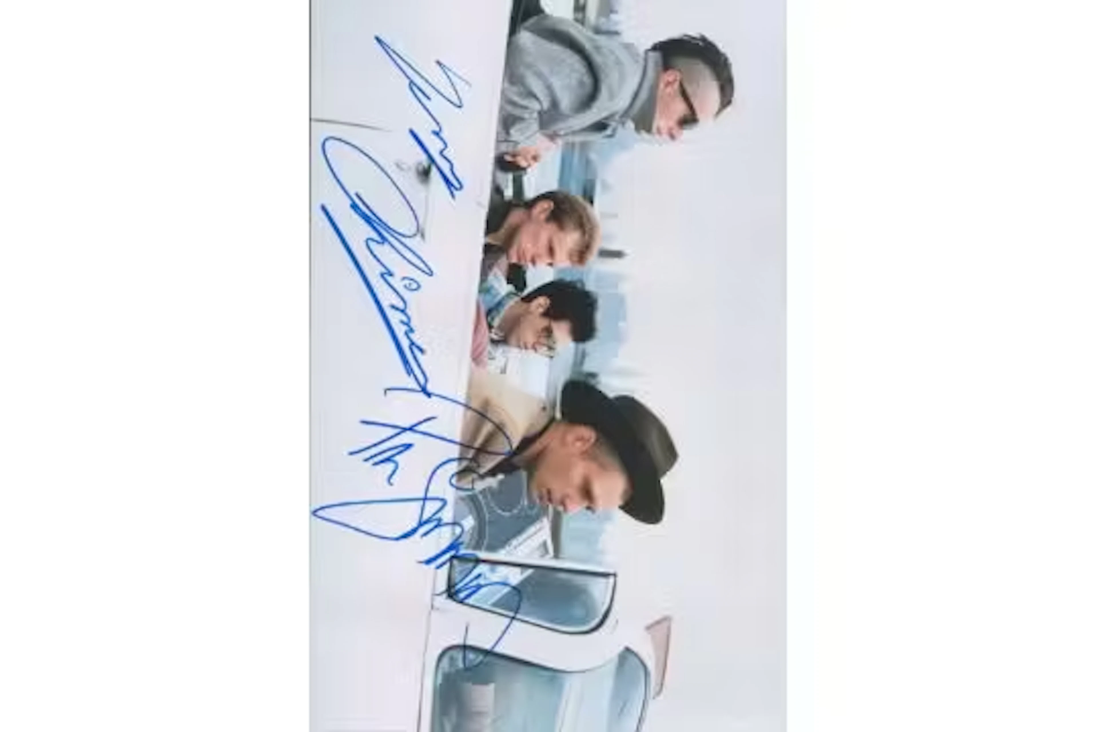 Terry Chimes and Paul Simonon The Clash signed colour photograph 15