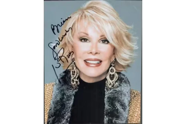 Joan Rivers signed 10x8inch colour photo. Good condition. All autographs