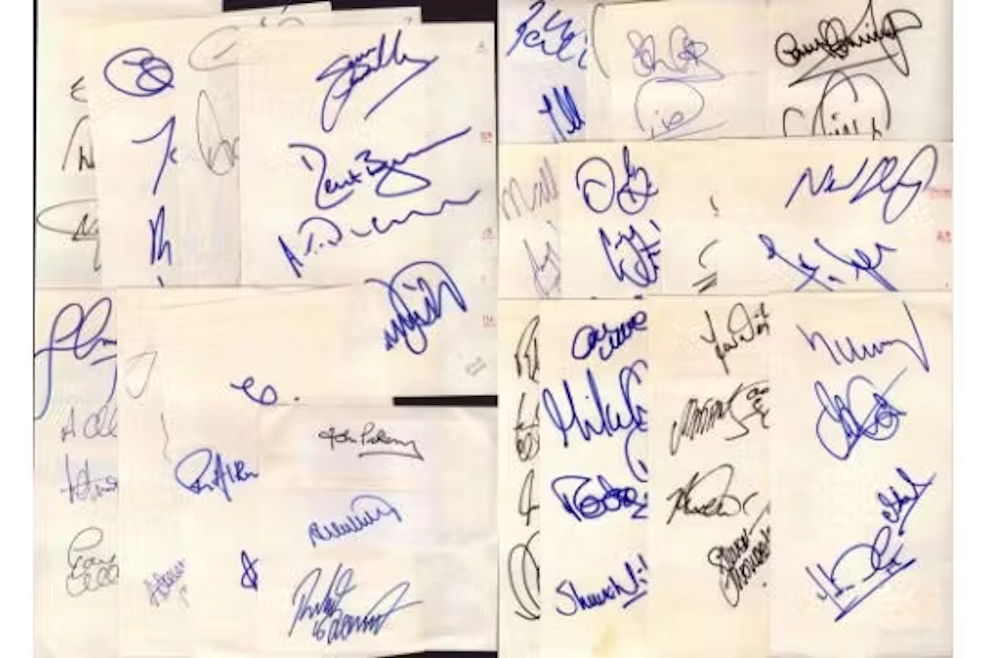 Sport Collection Approx 20 Mult signed cards of legendary names including