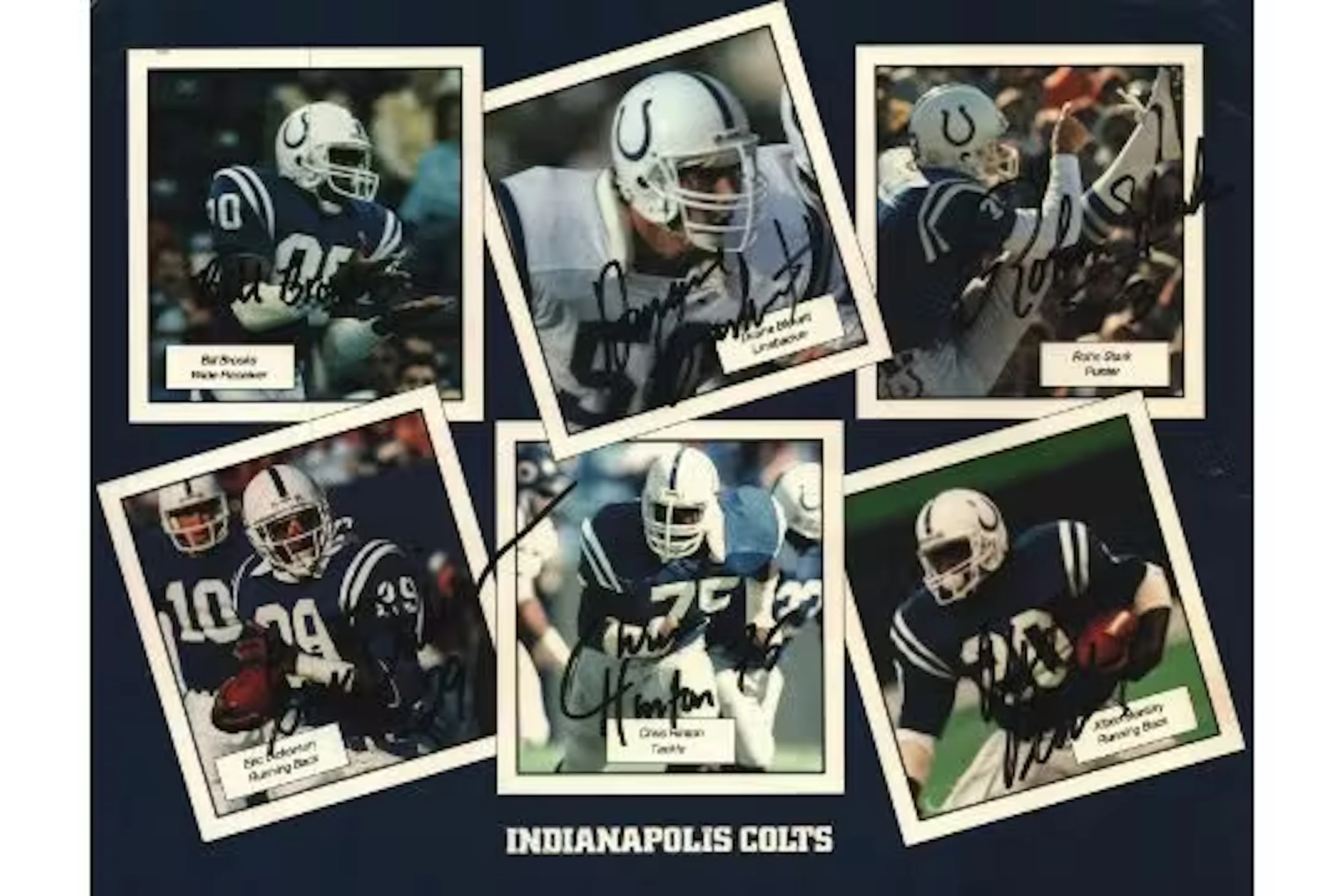 NFL Indianapolis Colts multi signed 10x8inch colour promo photo includes