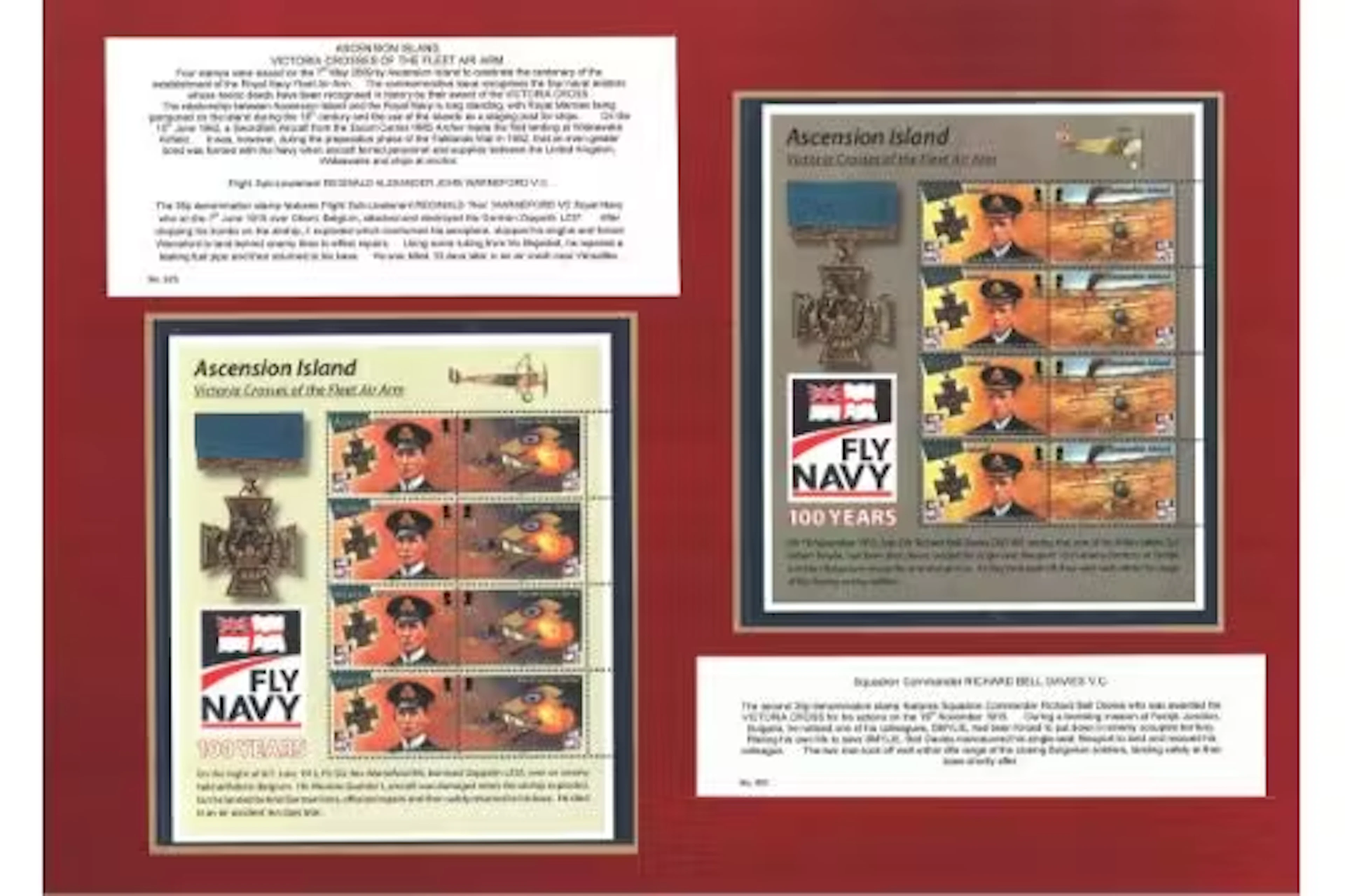 Ascension Island Victoria Crosses of the Fleet Air Arm issued 7th