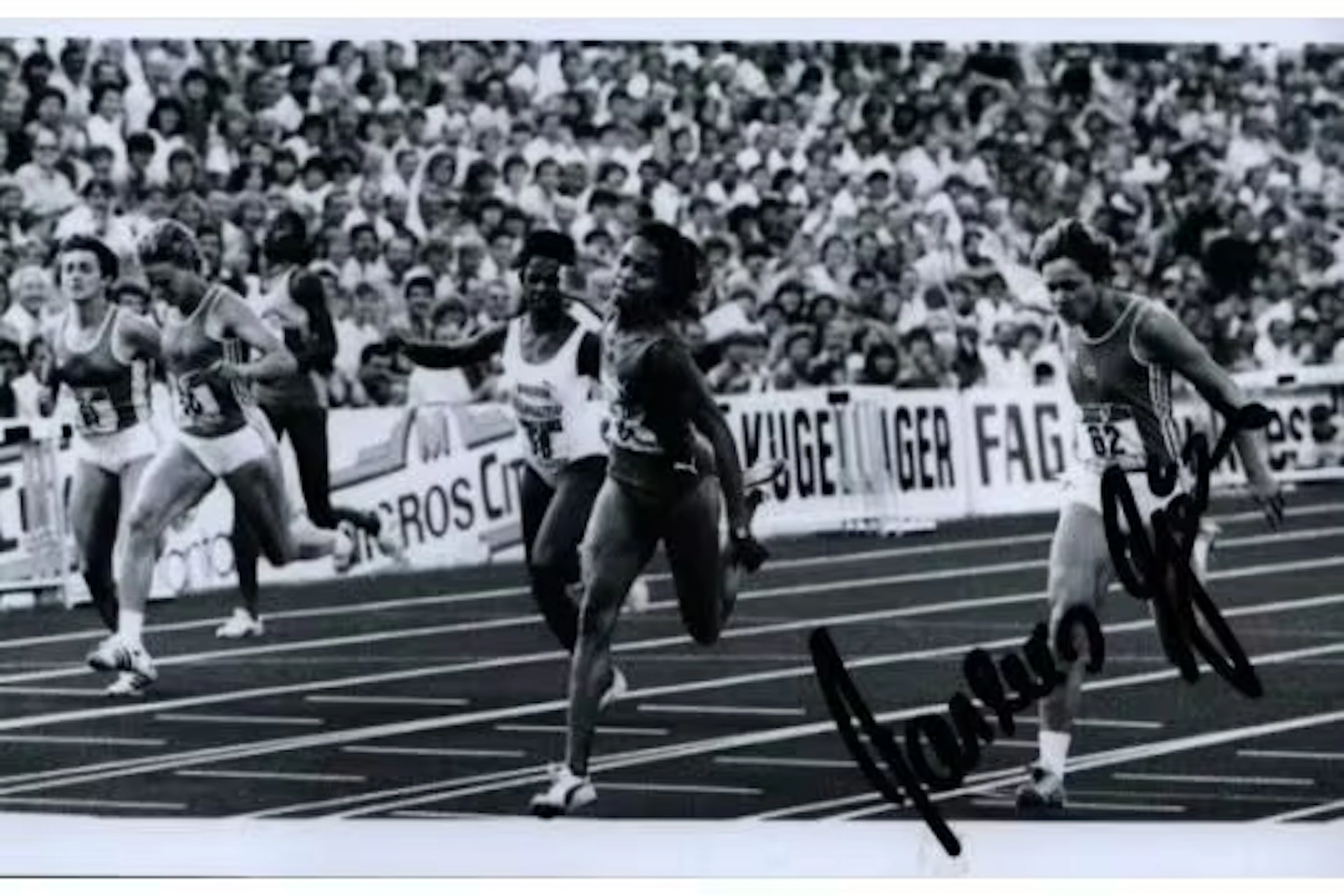Athletics Marlies Gohr 4x100m 1980 Olympic Gold Medallist signed 6x4inch