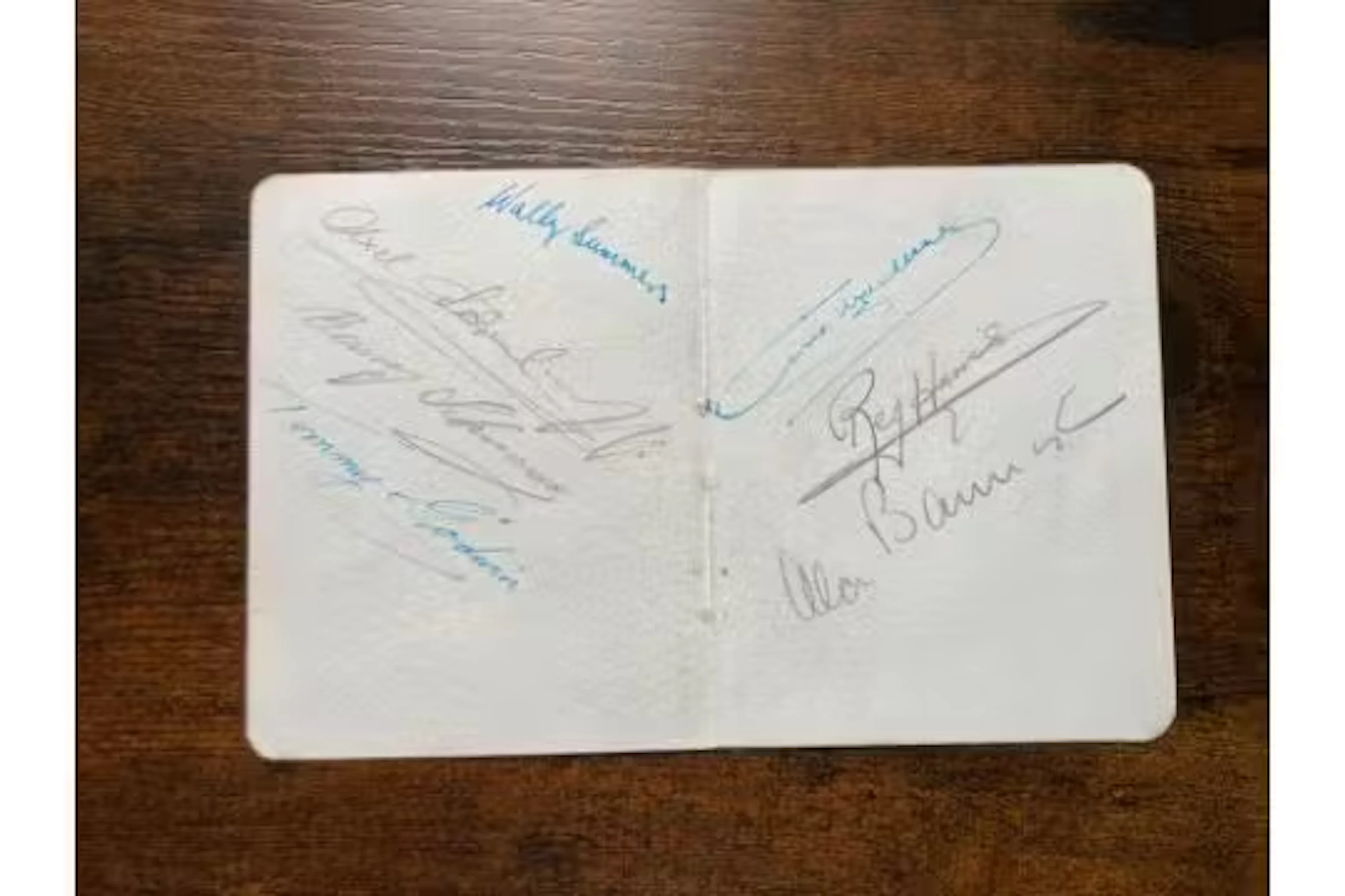 1948 Olympic Cycle Racers inc Reg Harris, Axel Schandorff signed autograph