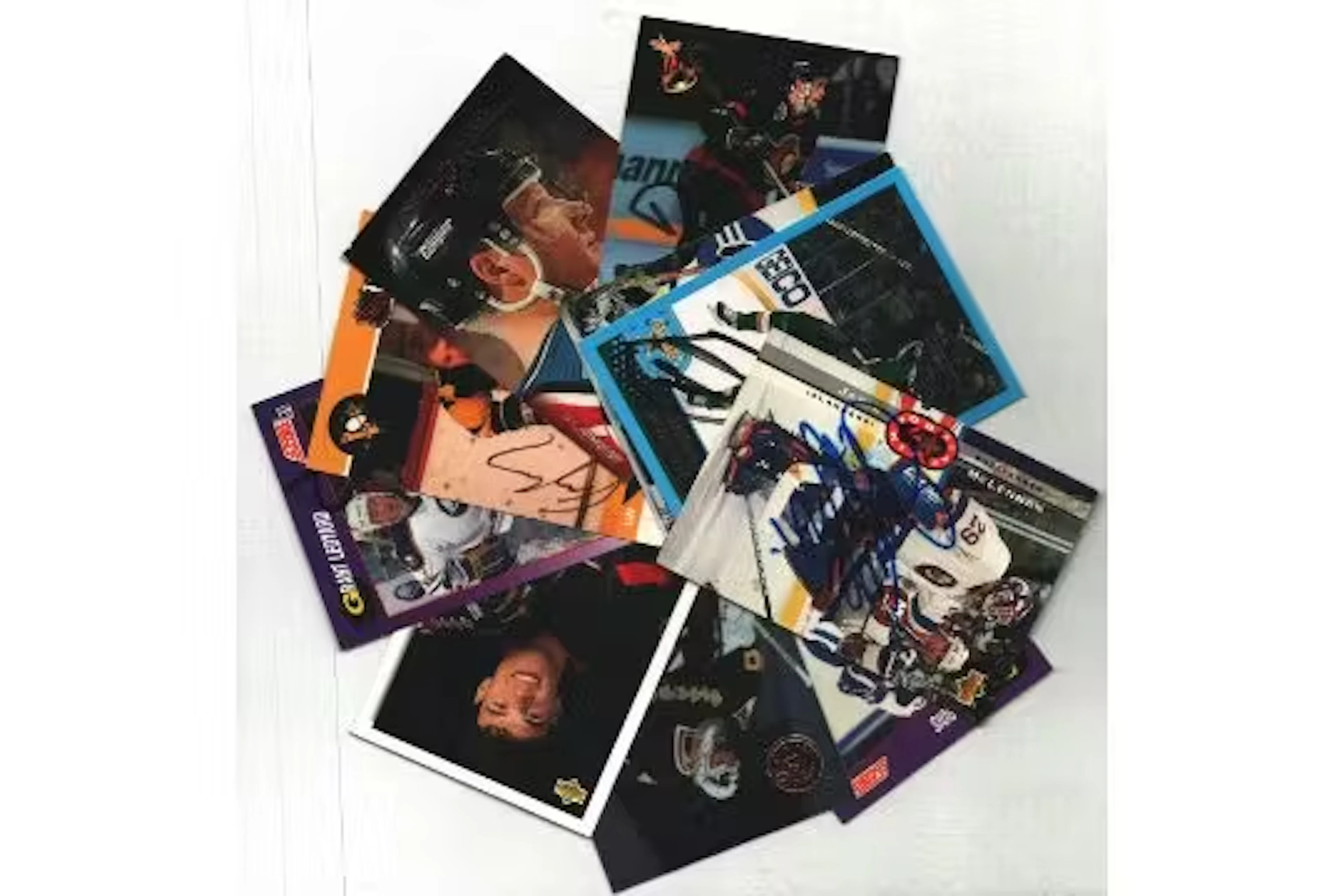 Ice Hockey signed trading card collection includes 10,cards great