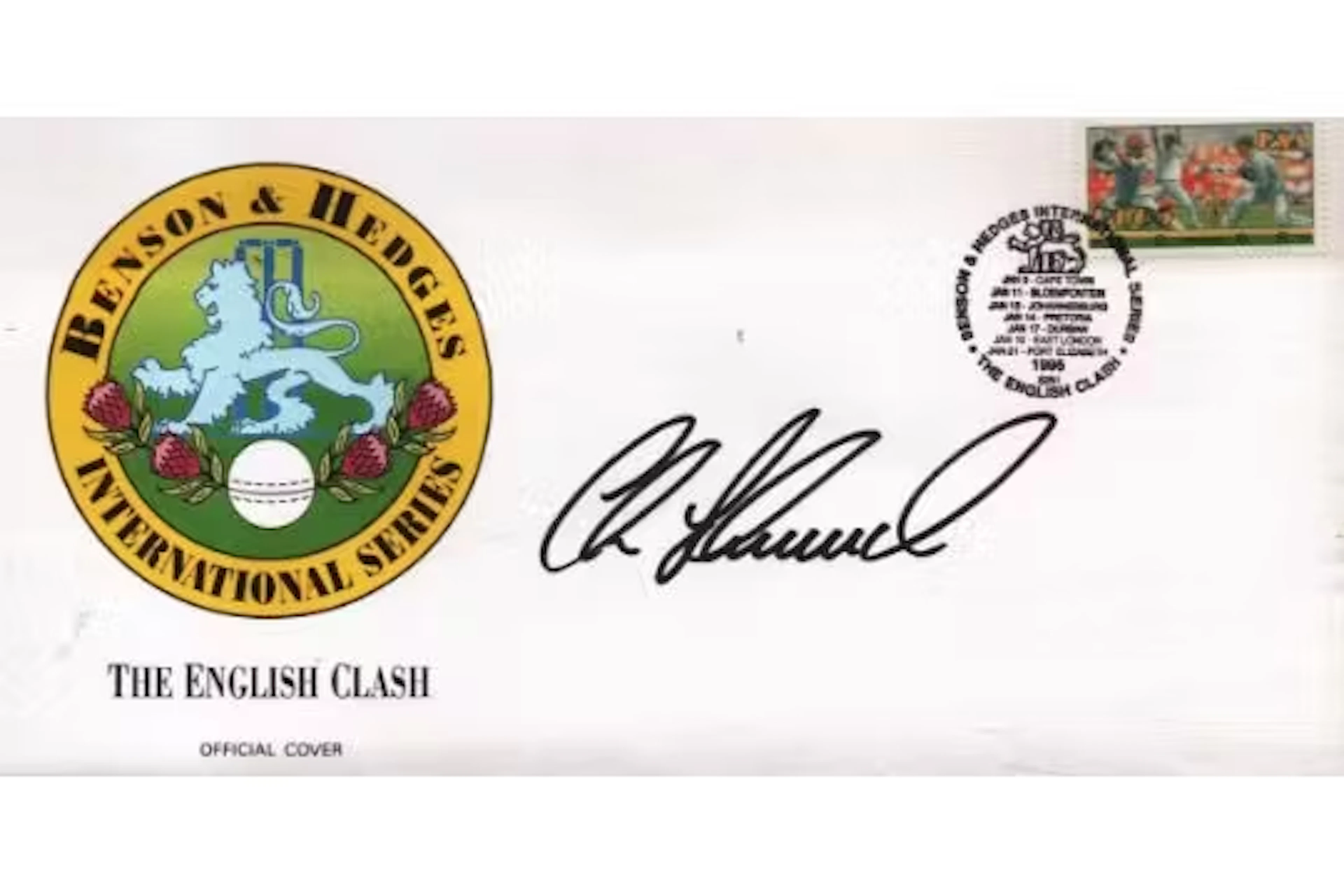 Cricket Chris Silverwood signed Benson and Hedges International Series