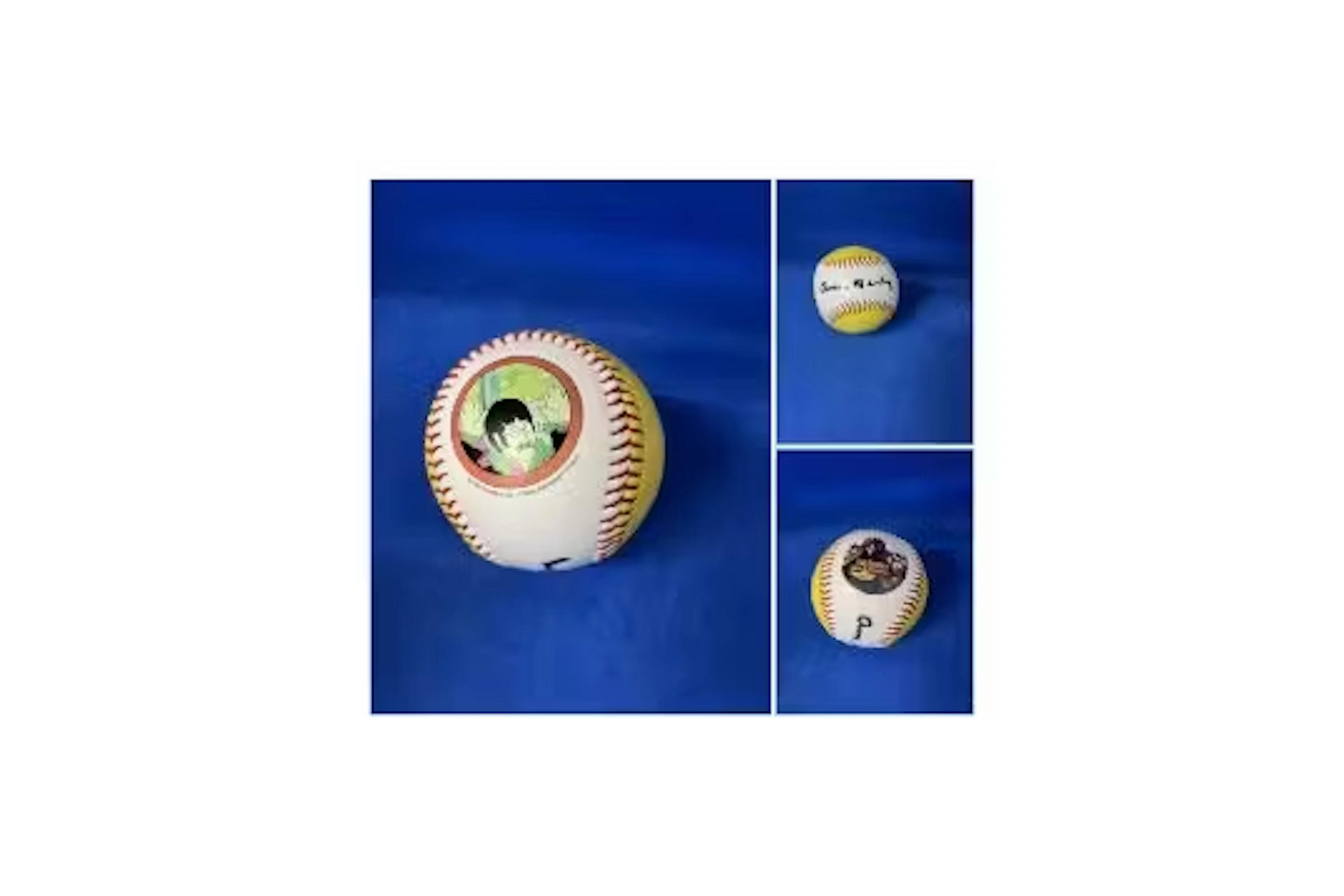 Chas Newby signed baseball. Charles Newby was a British musician who