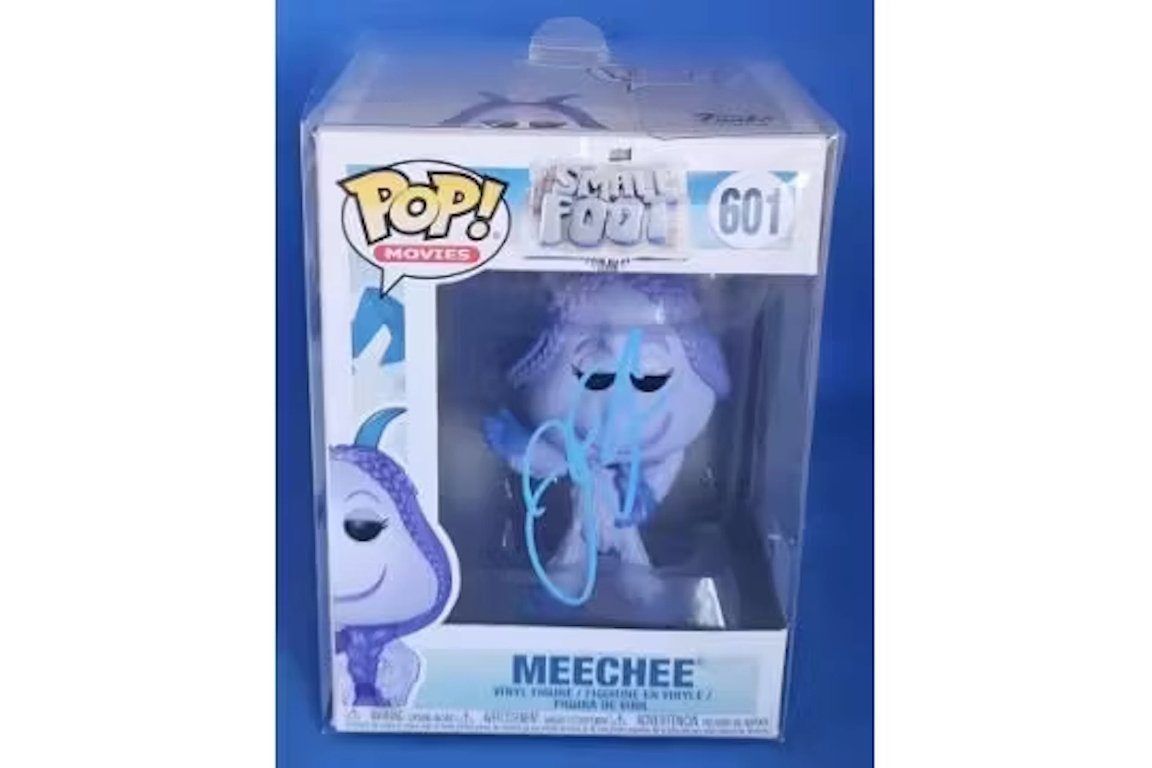 James Corden signed Funko Pop Movies Meechee Small Foot vinyl figure