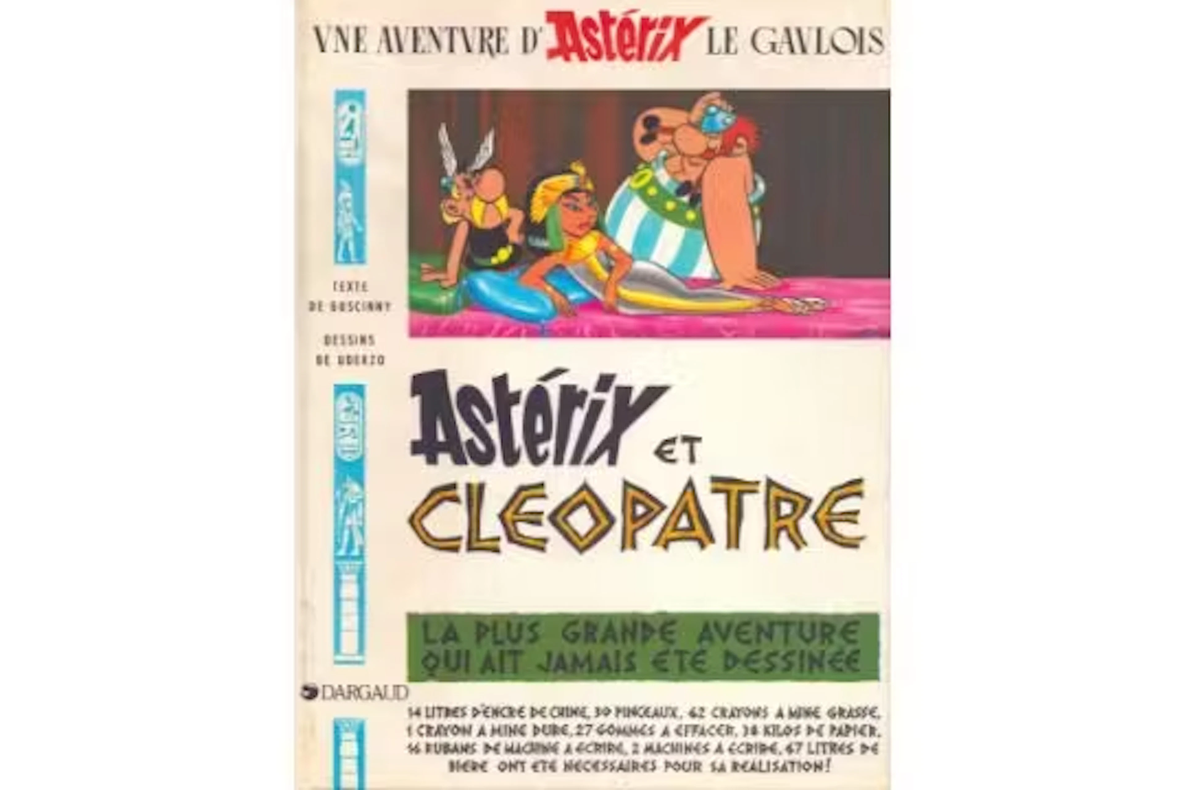 Asterix Et Cleopatra, Une Aventure D'Asterix, Dargaud, hardback book.