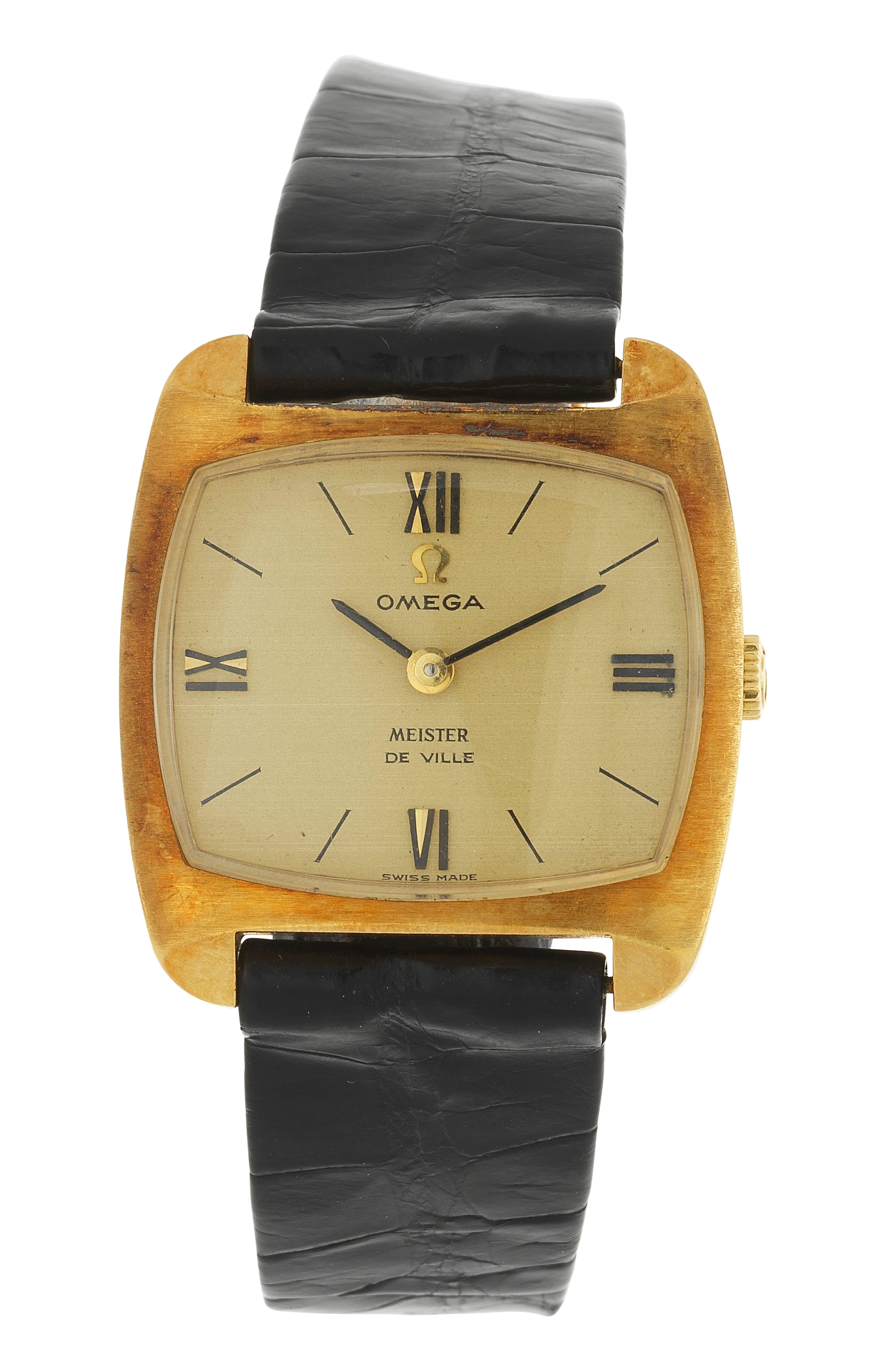 Omega, Meister De Ville, montre hublot mécanique