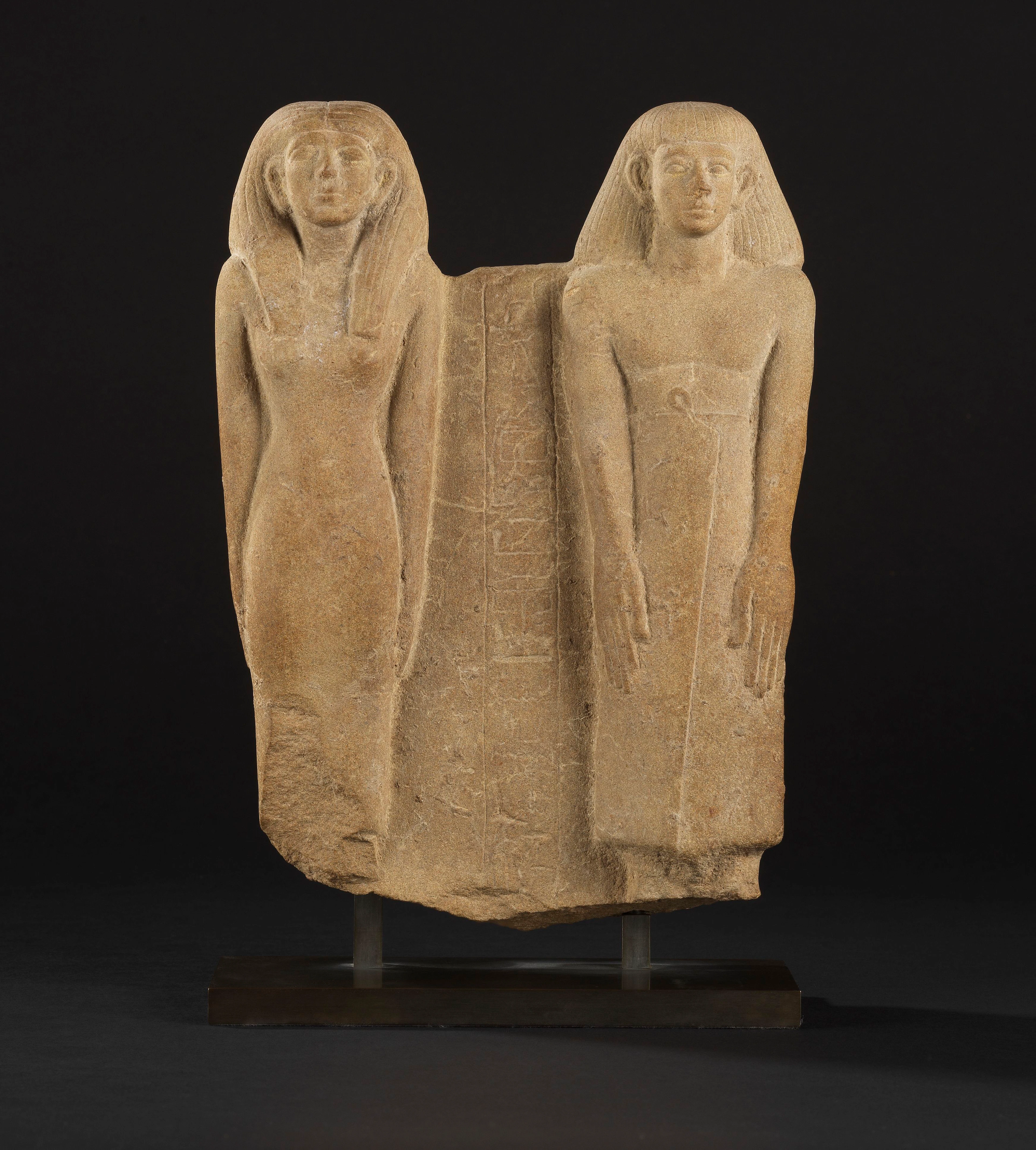 Couple funéraire, Egypte Moyen-Empire, XIIe-XIIIe dynastie