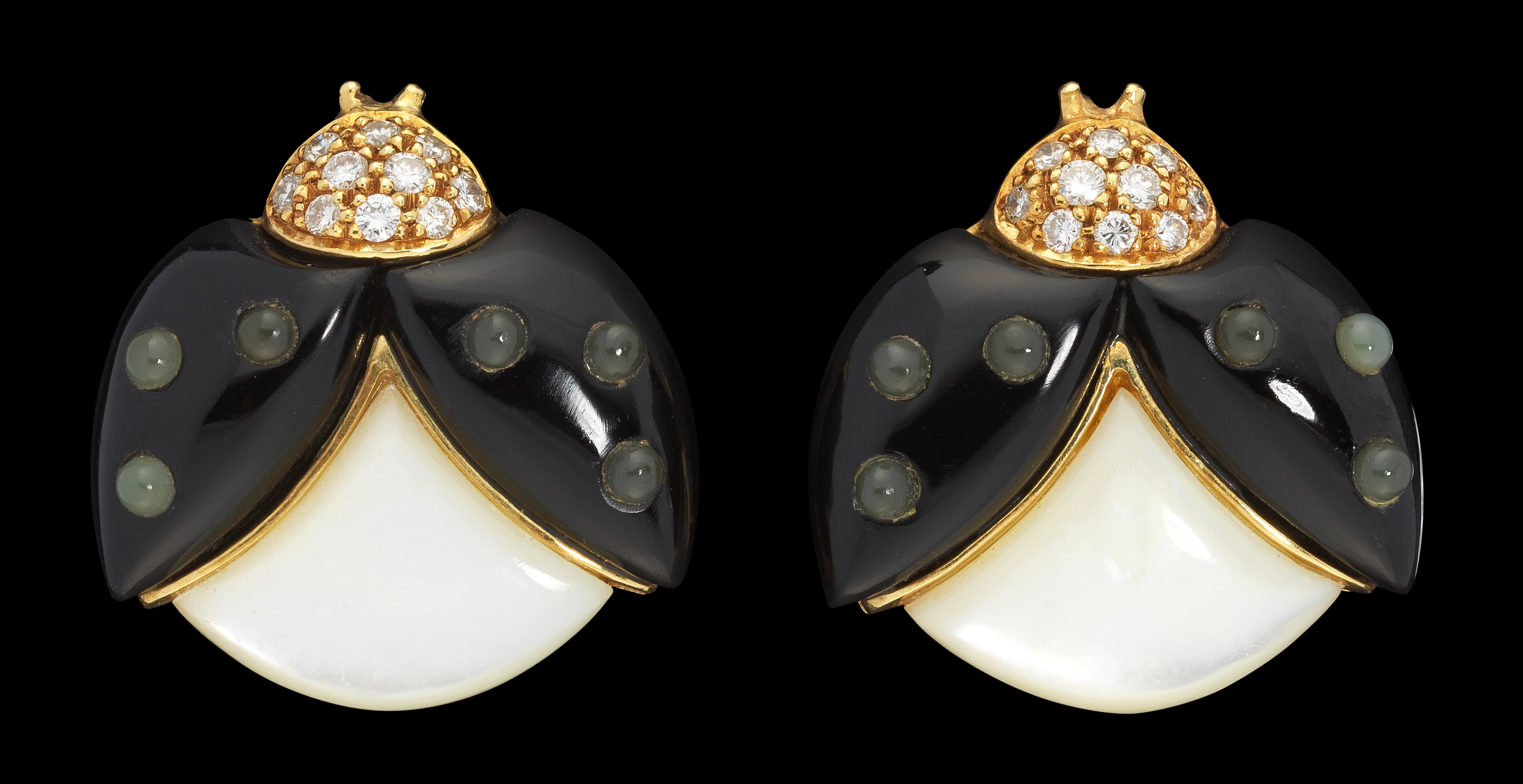 De Grisogono, clips d'oreilles à motifs de coccinelles