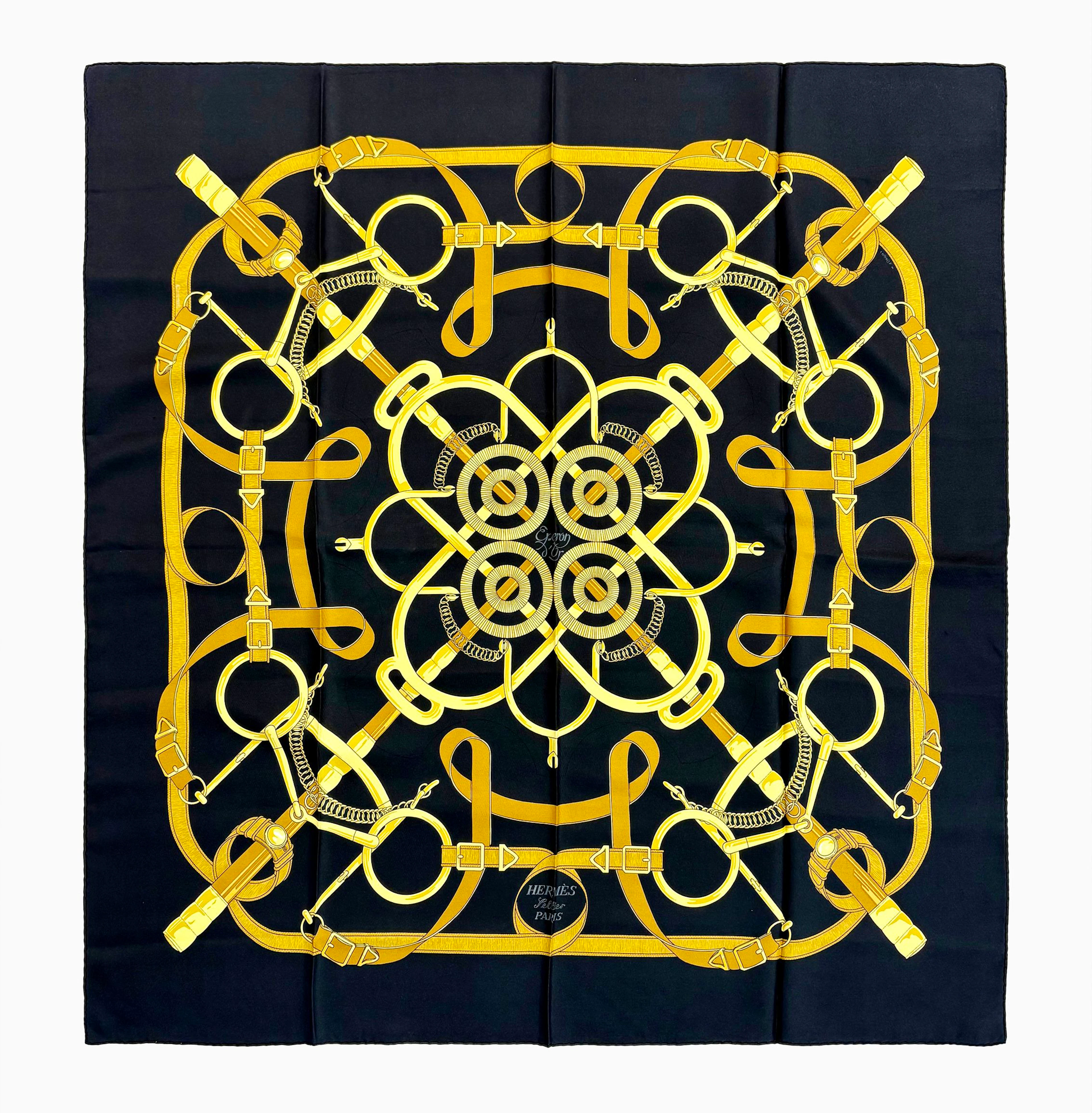 Hermès, foulard Sellier Paris