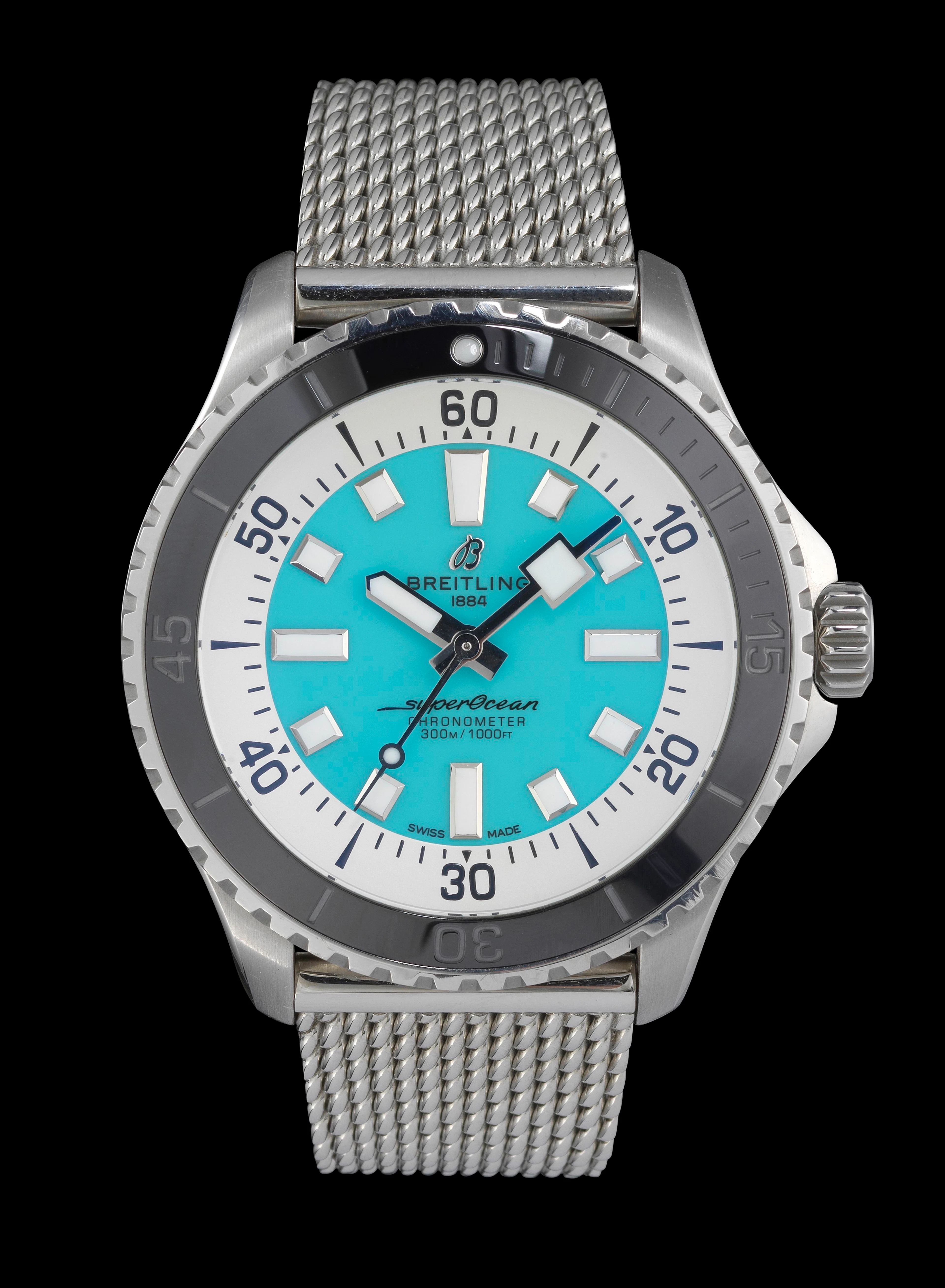 Breitling, Superocéan, montre ronde automatique