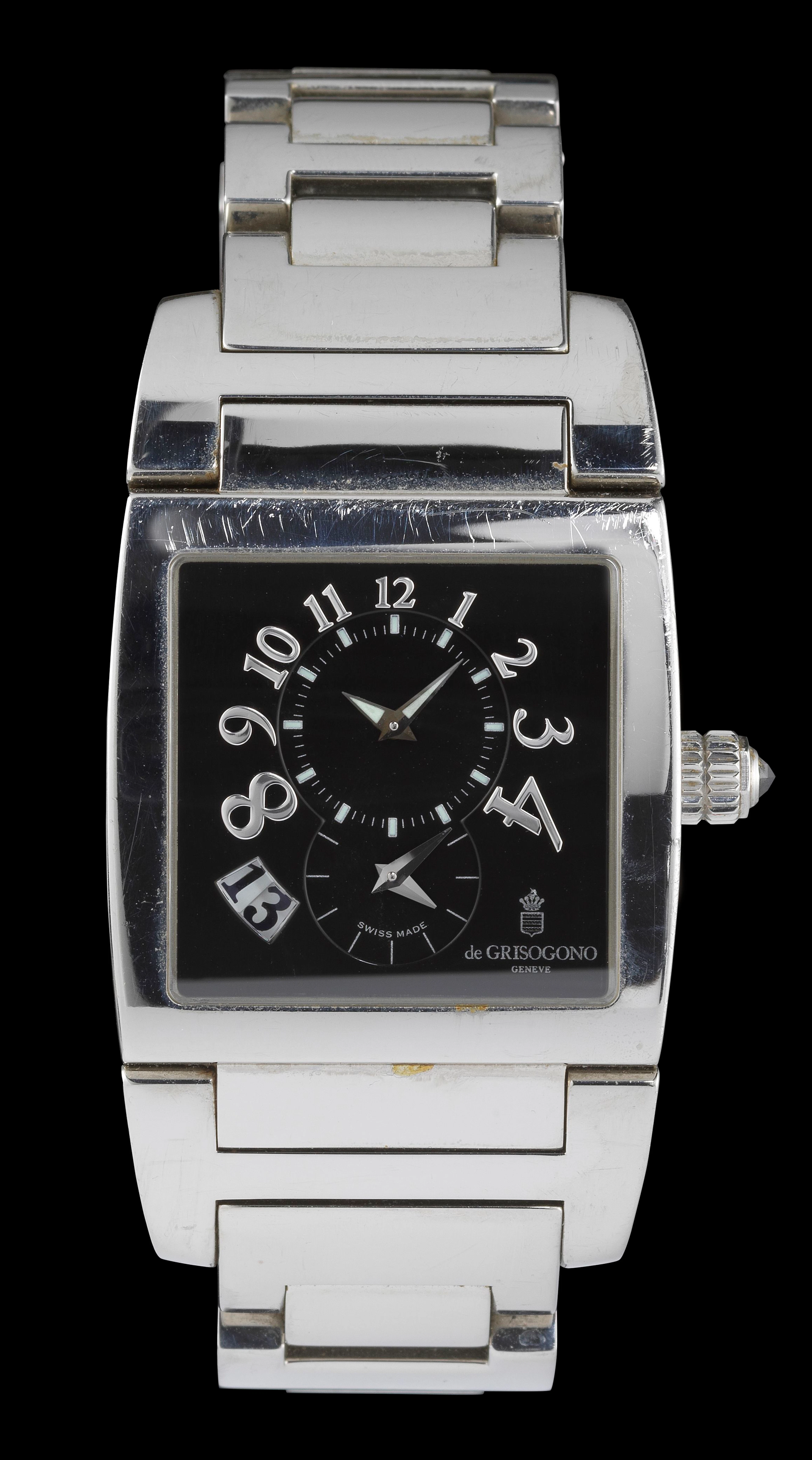 De Grisogono, Instrumento uno, montre-bracelet carrée automatique