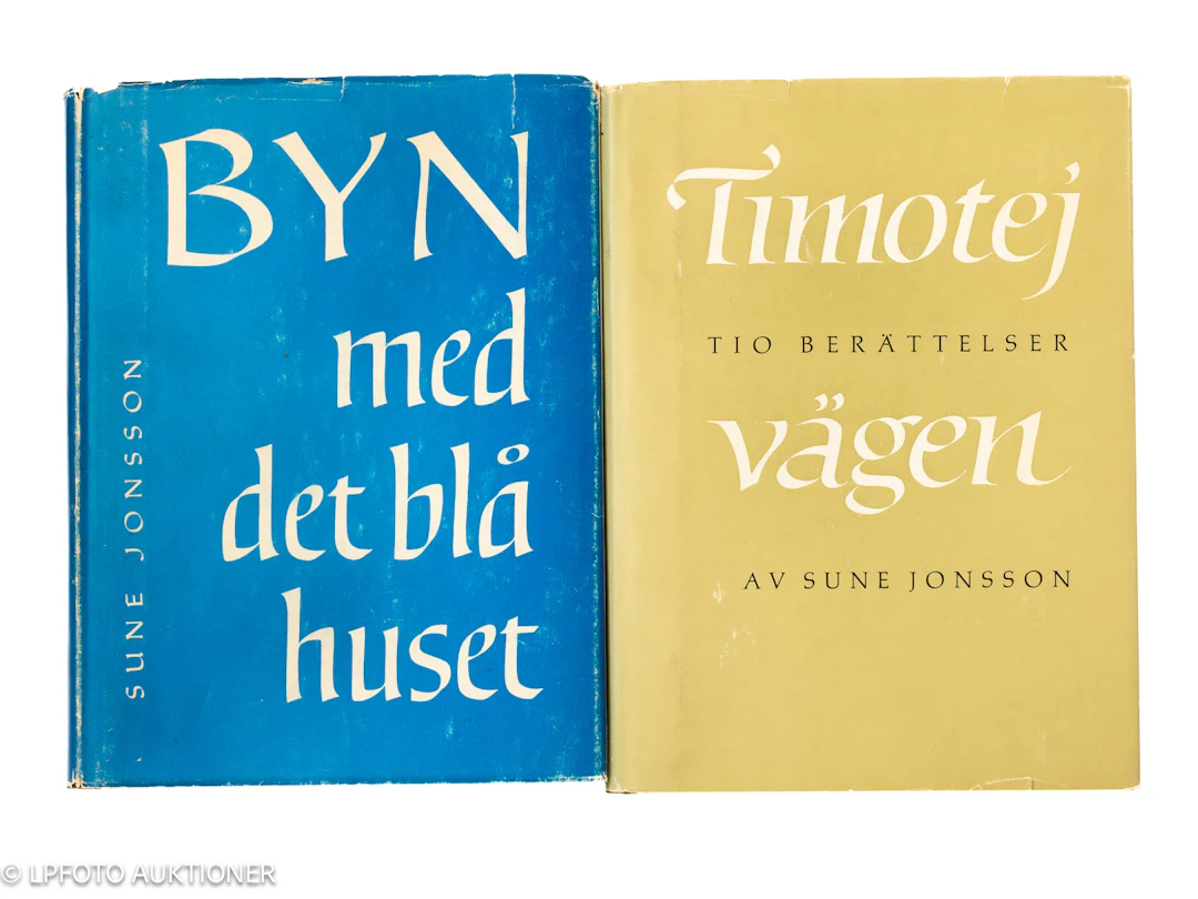 Two books by Sune Jonsson