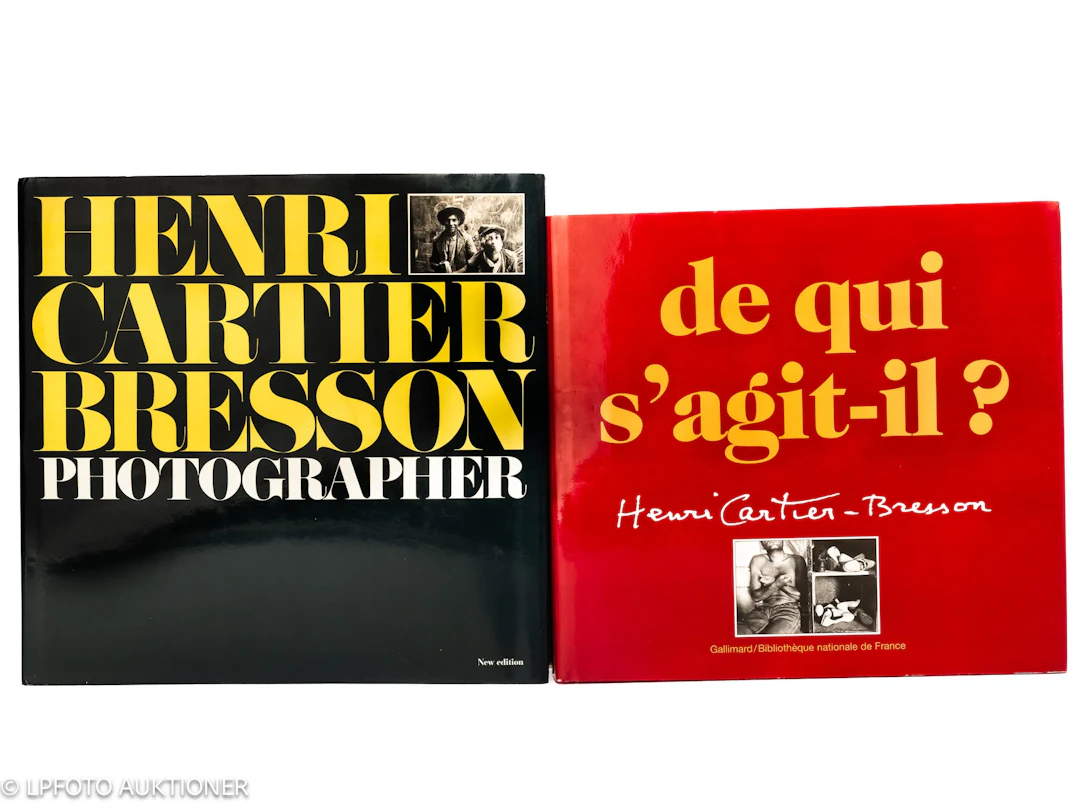 Two books by Henri Cartier-Bresson