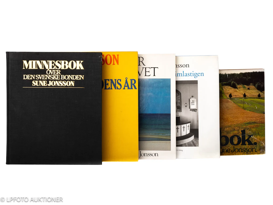 Five books by Sune Jonsson
