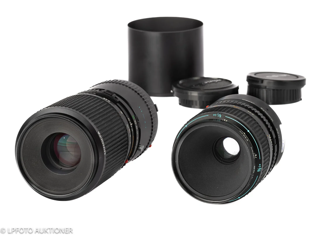 Lot with 2 Minolta MD Macro lenses