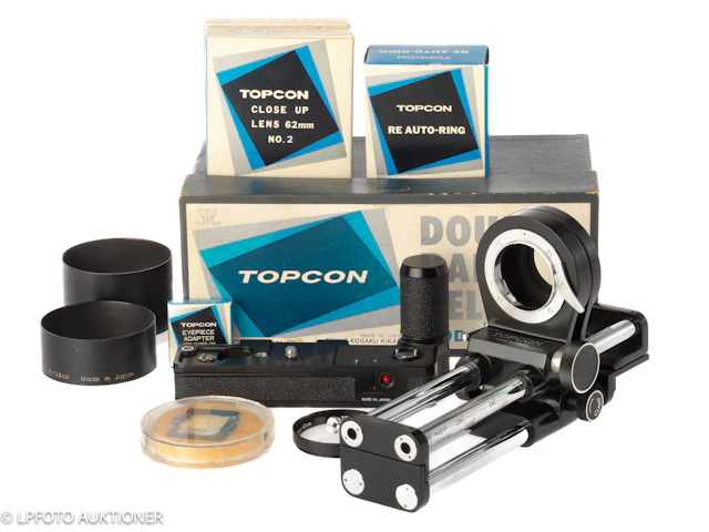 Lot with Topcon RE Accessories