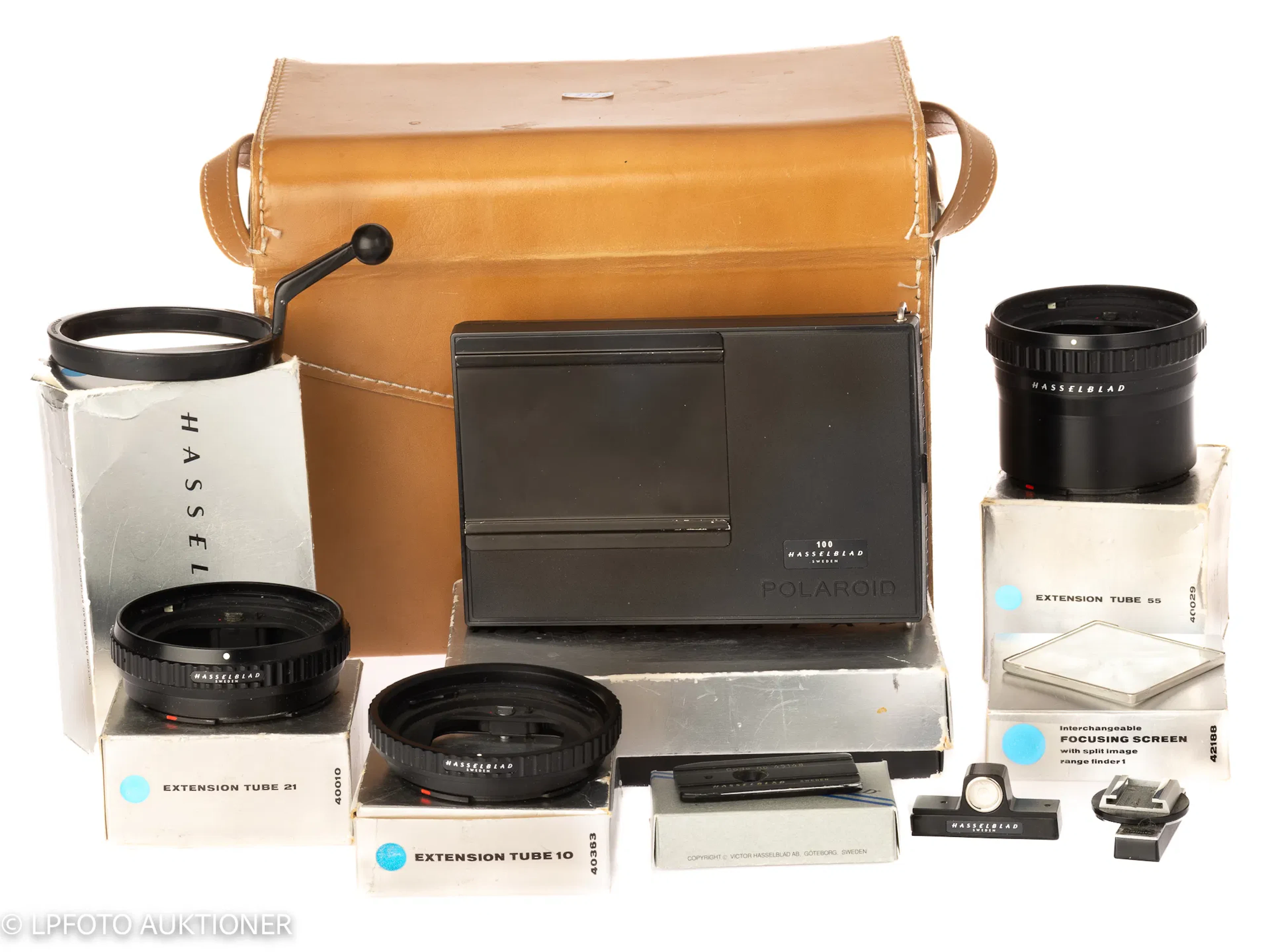 Lot with Hasselblad accessories