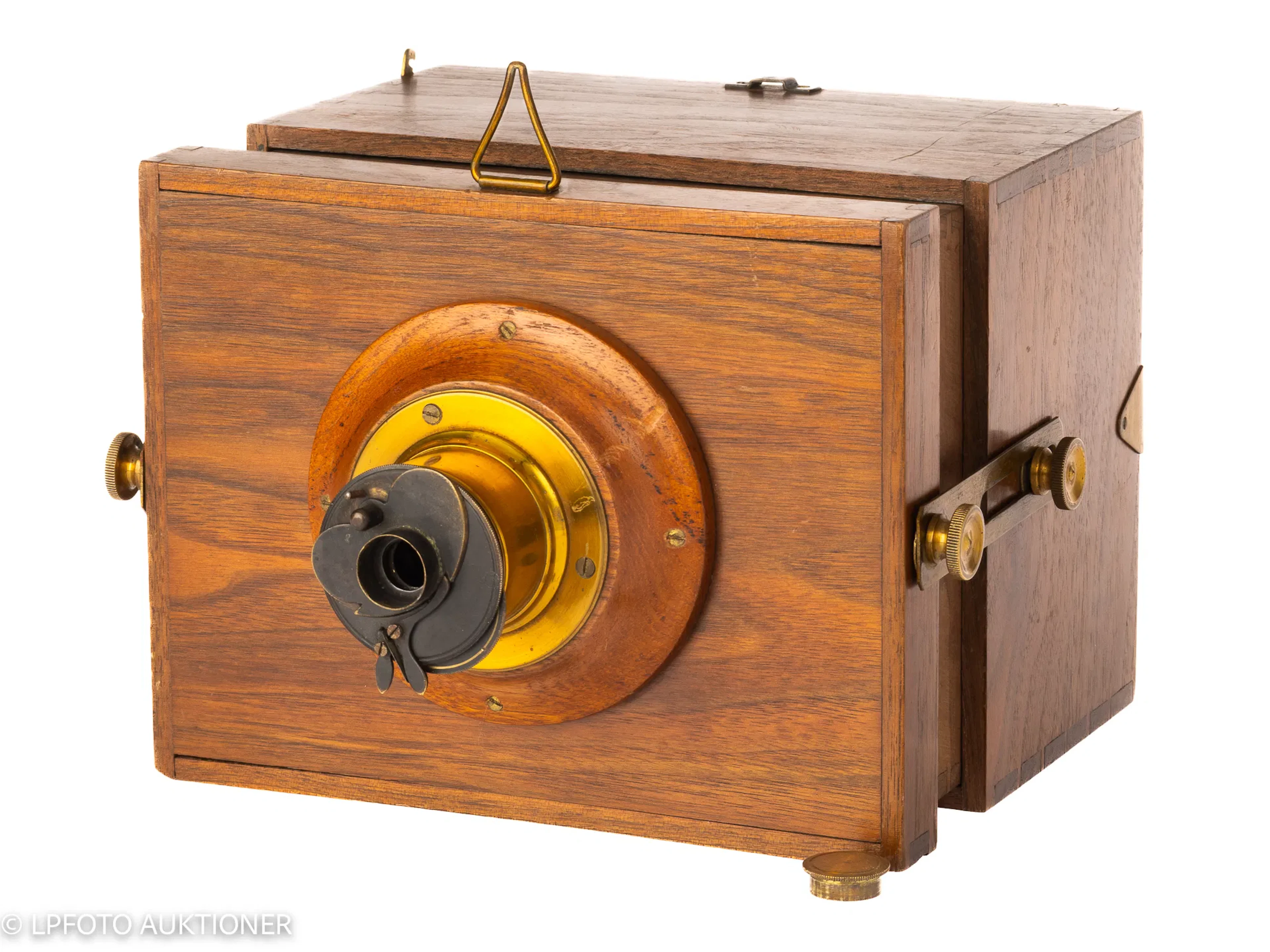 Wooden 5x7 inch sliding box camera