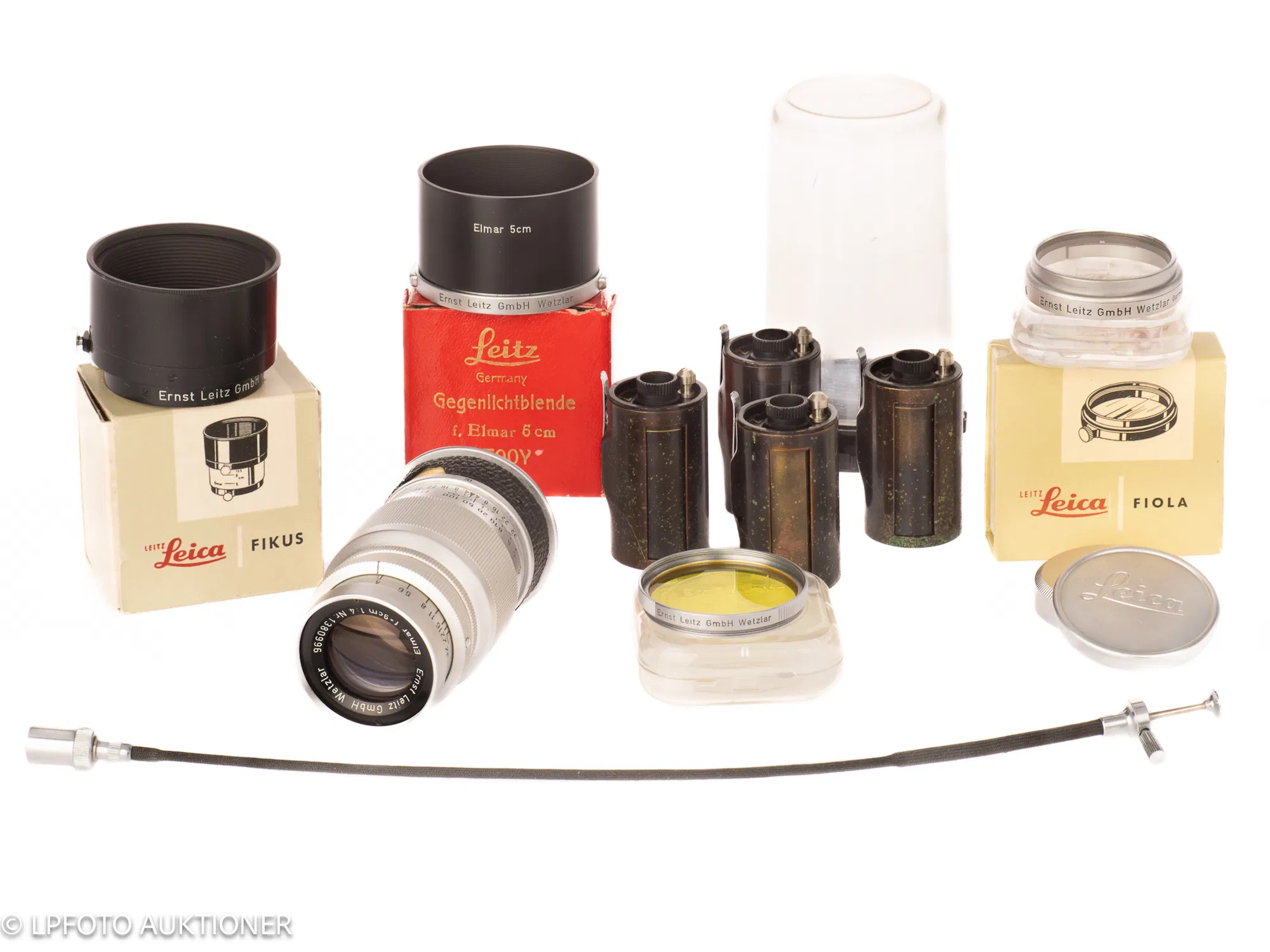 Lot with Leitz accessories